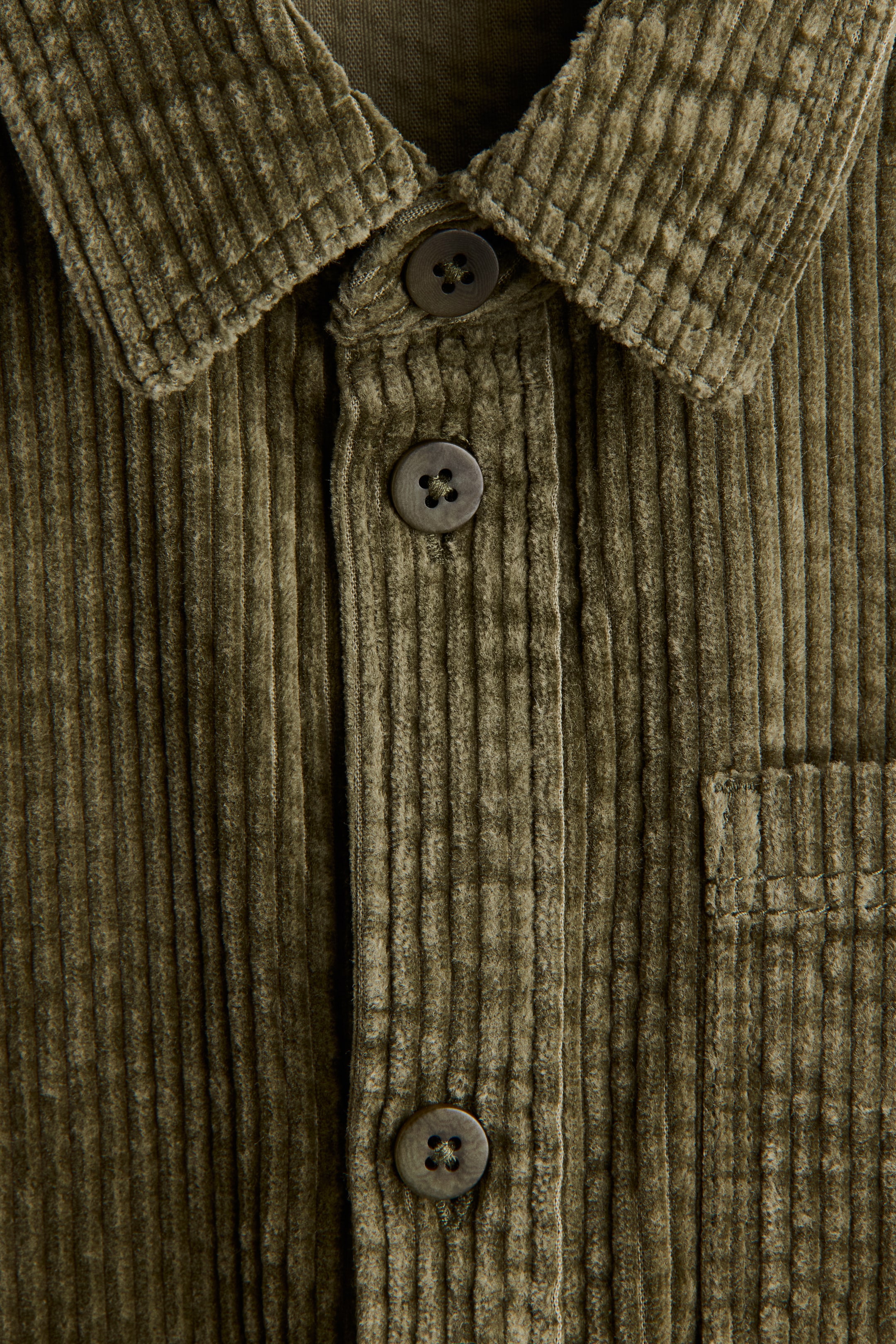 Детские топы H&M Corduroy Cotton Overshirt — фото 5