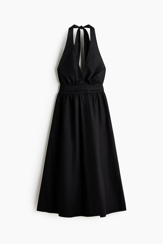 Женские платья H&M Cotton Halterneck Dress