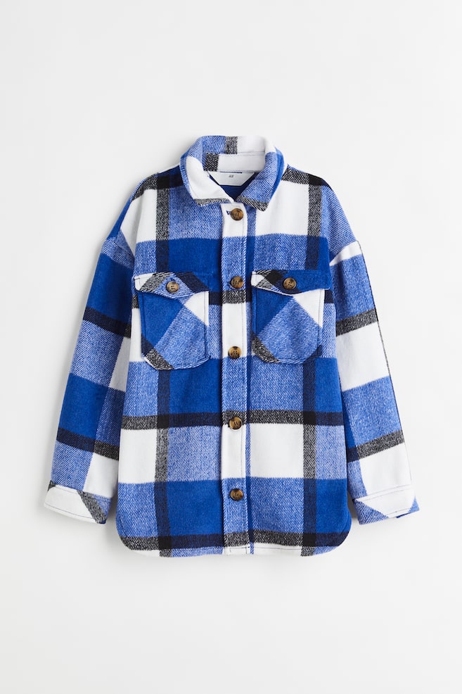 Shacket - Bright blue/Checked/Green/White checked - 1