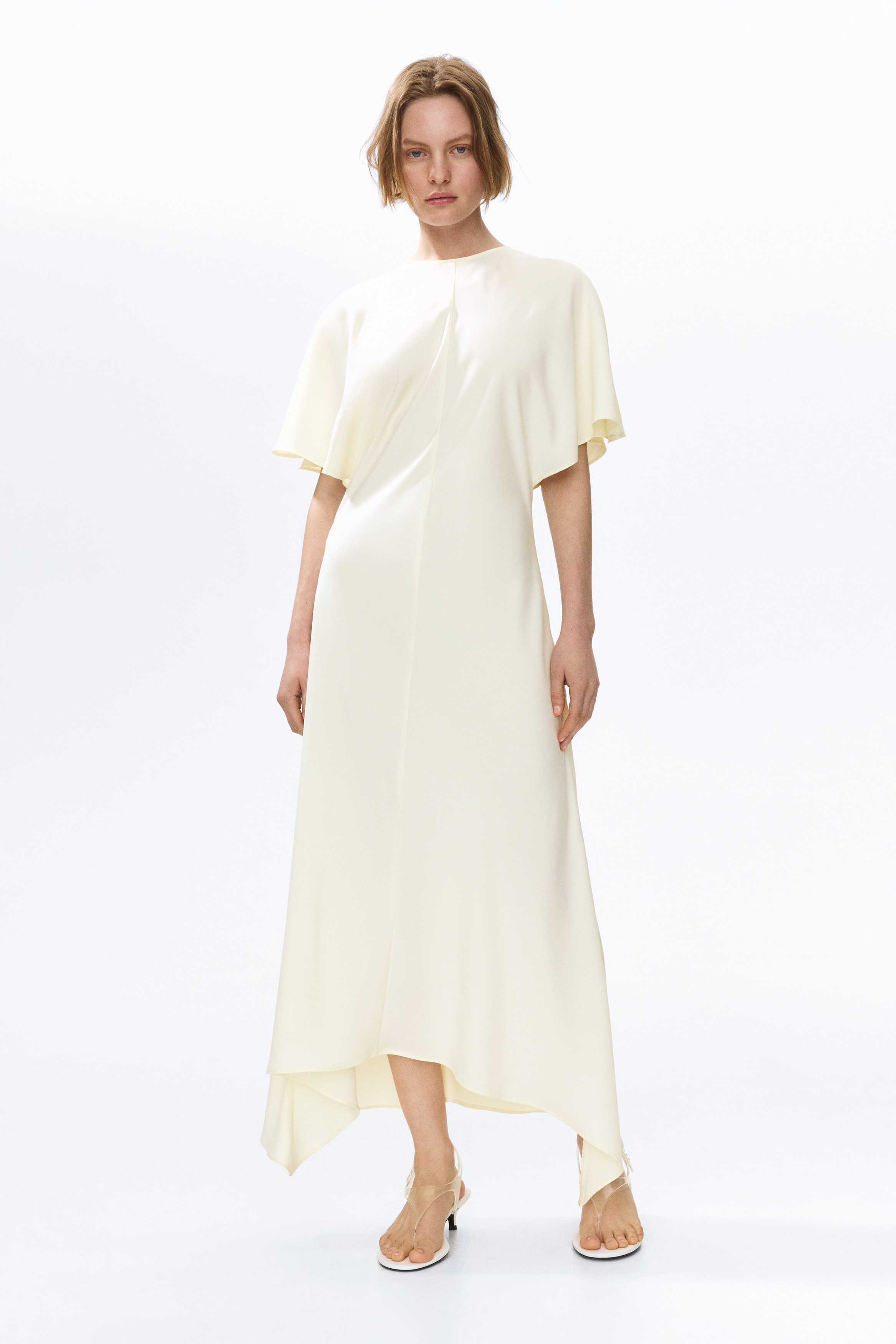 Satin midi dress