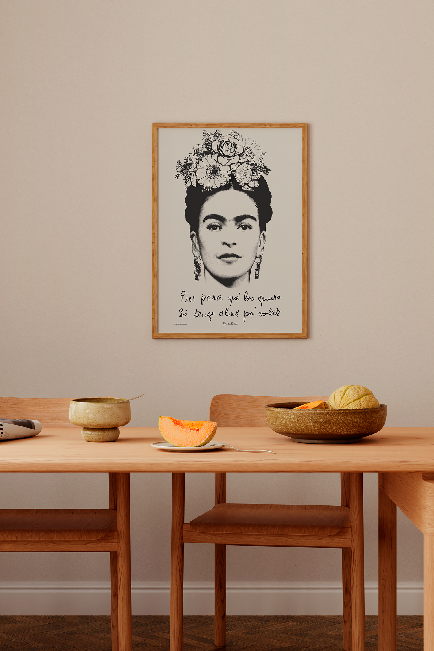 Frida Kahlo - Quote - Musta/valkoinen