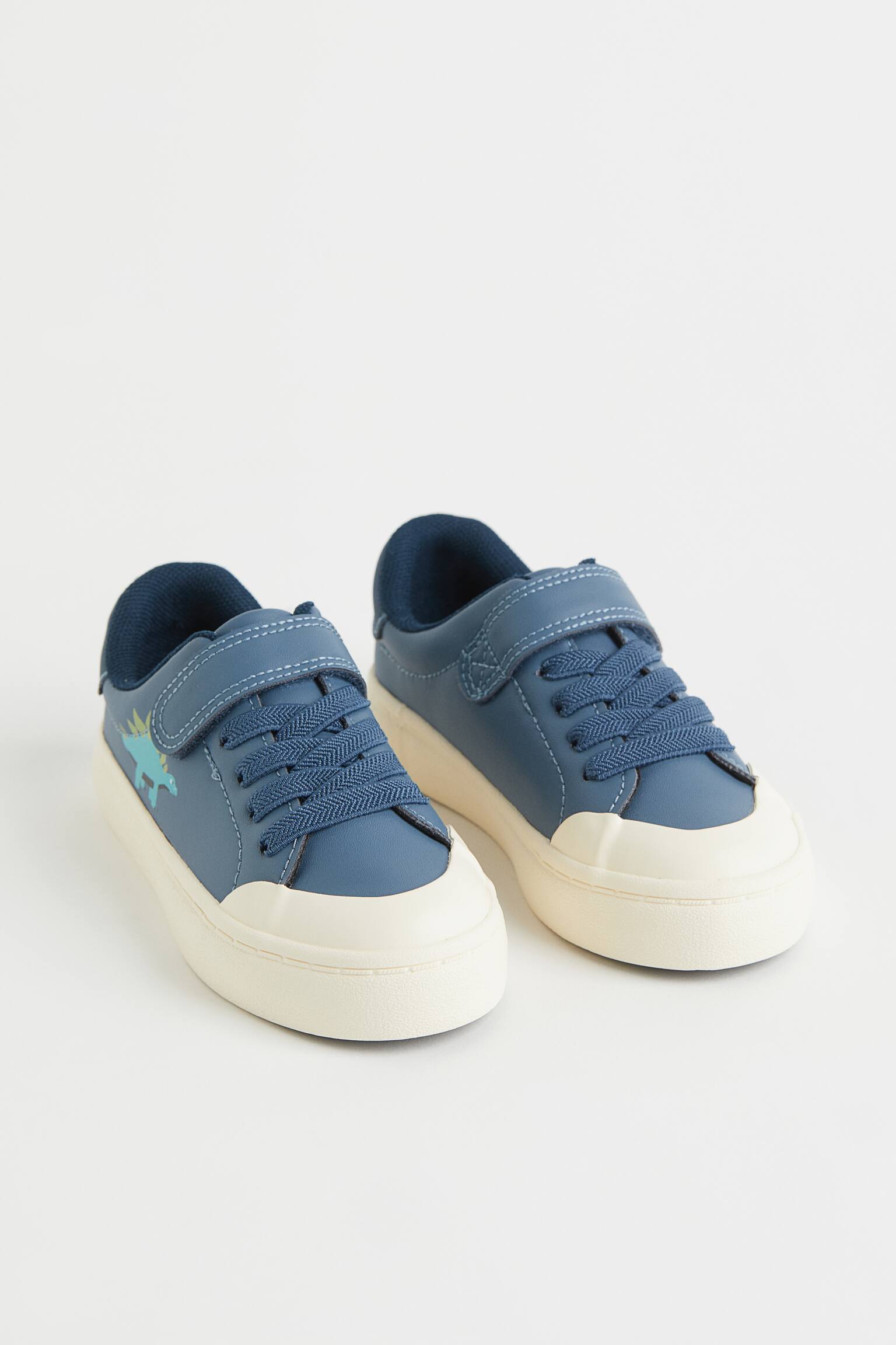 Sneakers - Blue/Dinosaur/Khaki green - 4