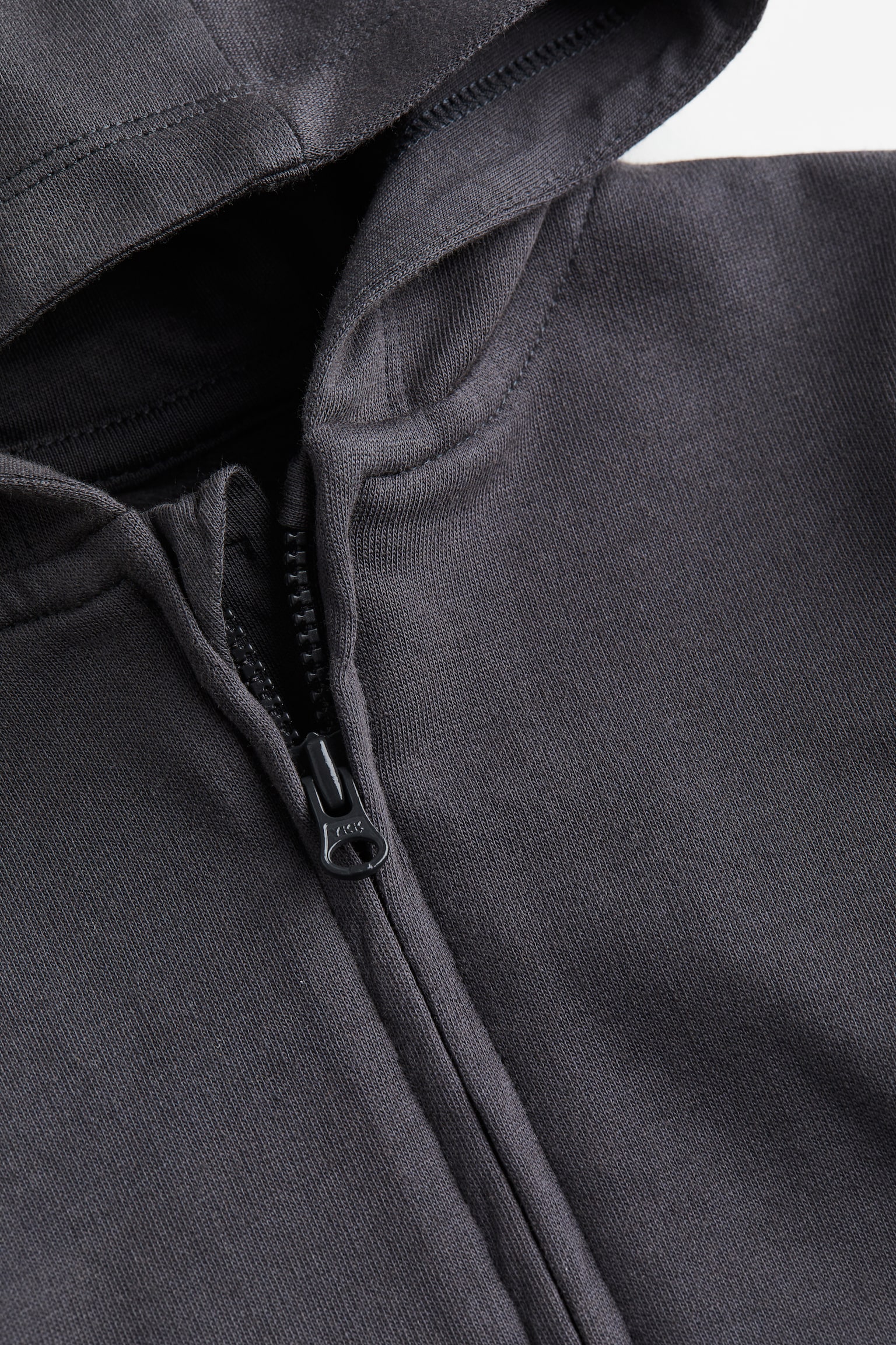 Zip Up Hoodie - Dark grey/Light beige/Light pink/Black/Powder pink/Light grey marle - 2