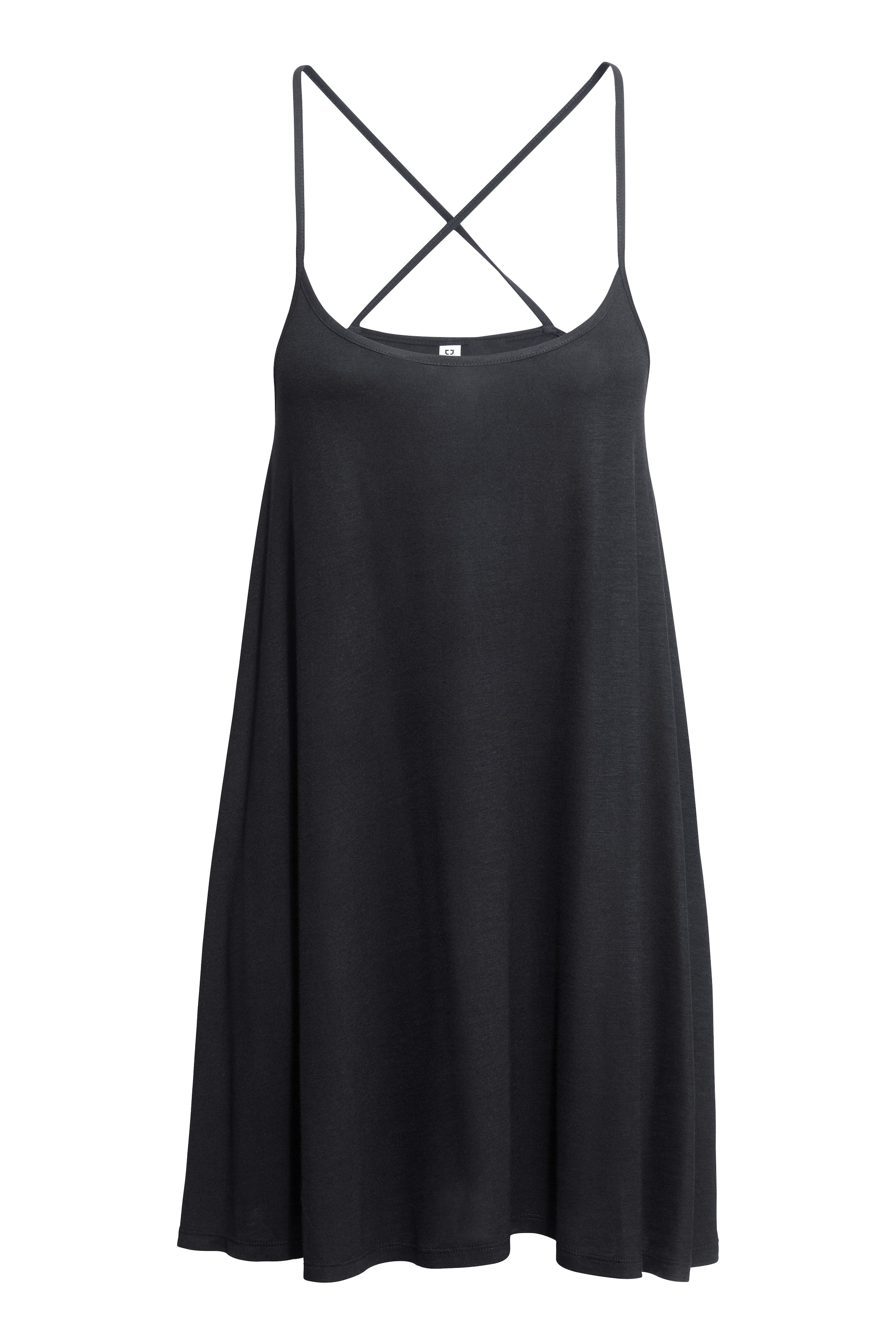 Zobacz większy obraz: Krótka sukienka z dżerseju - Czarny - ONA | H&M PL 1