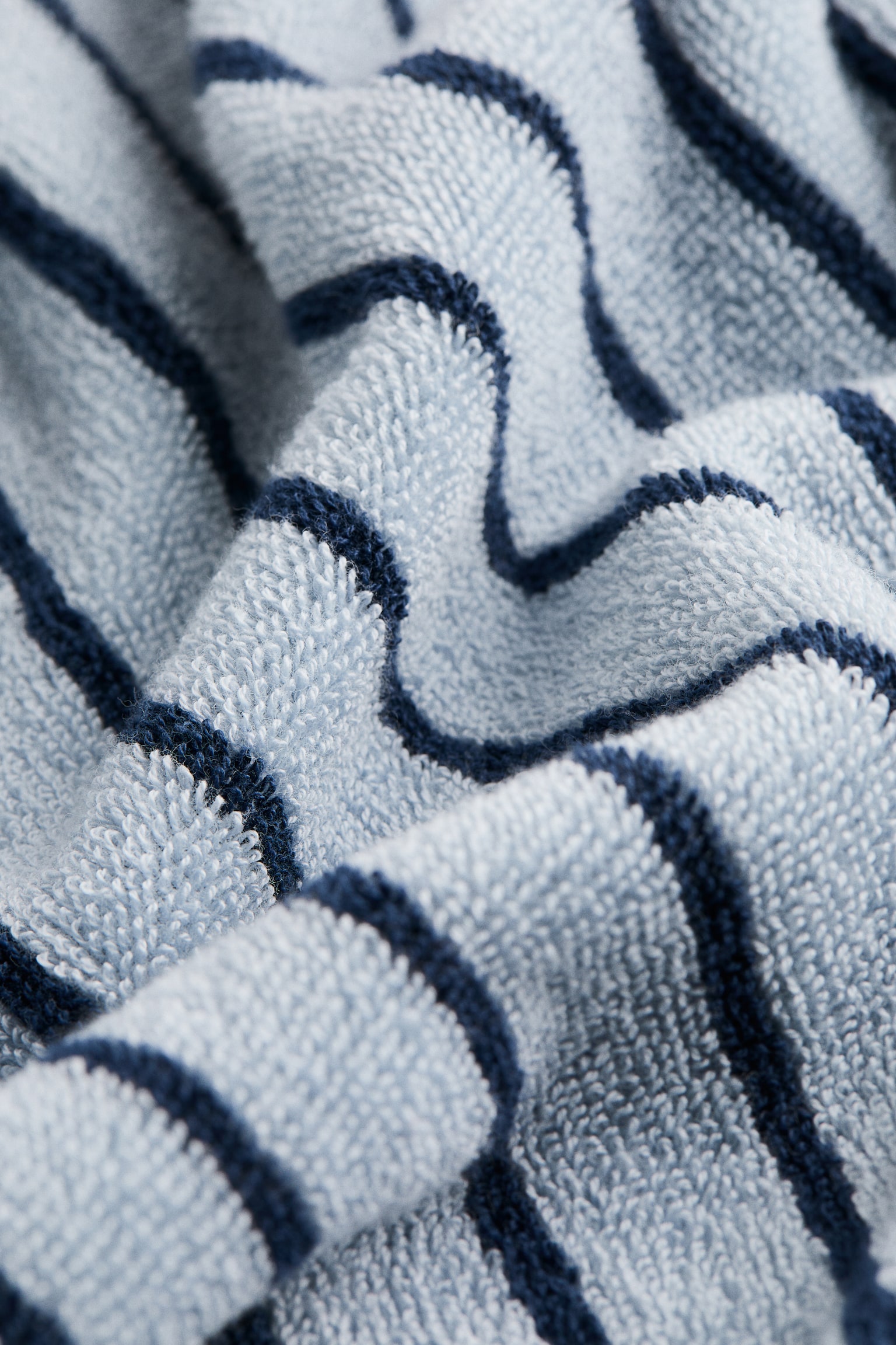 Striped hand towel - Light blue/Striped/Light pink/Terracotta striped/Brown/Black striped/Yellow/White striped/Light blue/Striped/White/Black striped/Light pink/Striped/Light beige/White - 6