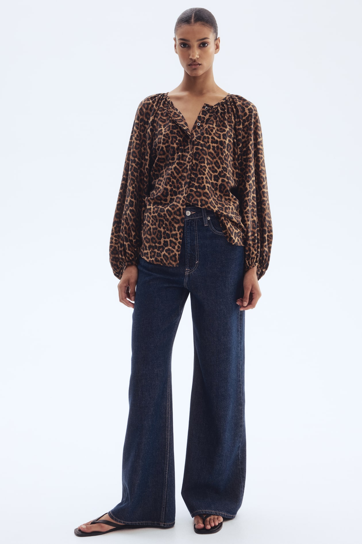 SHEIN HAUT BLOUSE Buste Léopard Comme Neuve T L 40 42 EUR 5,00 - FR