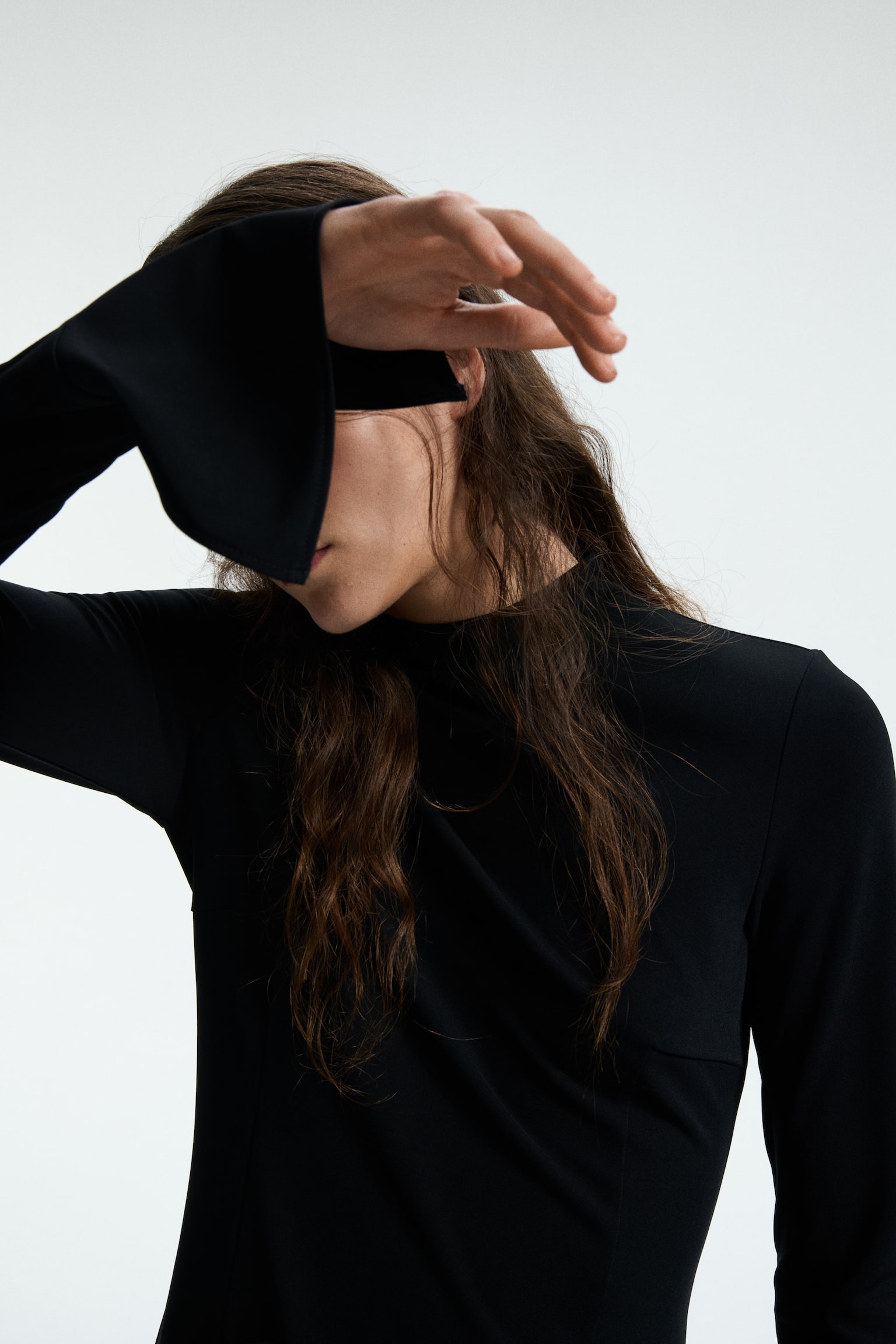 Interlock jersey dress - Black - 4