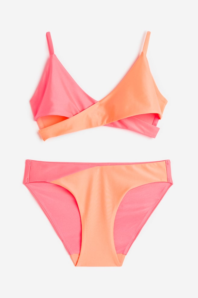 Bikini - Rosa/Orange/Knallgrün - 1