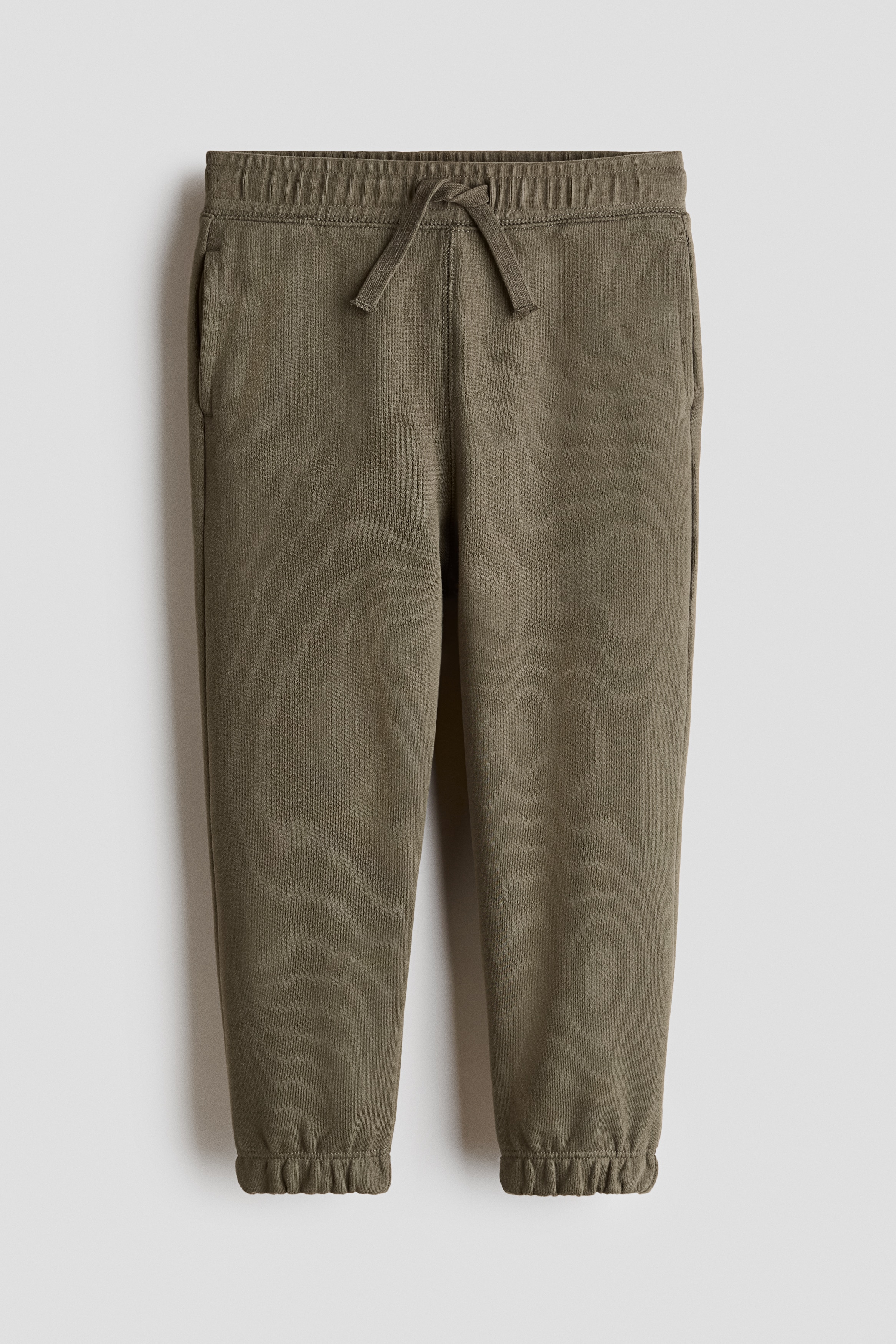 Kalhoty jogger - Khaki zelená/Khaki zelená