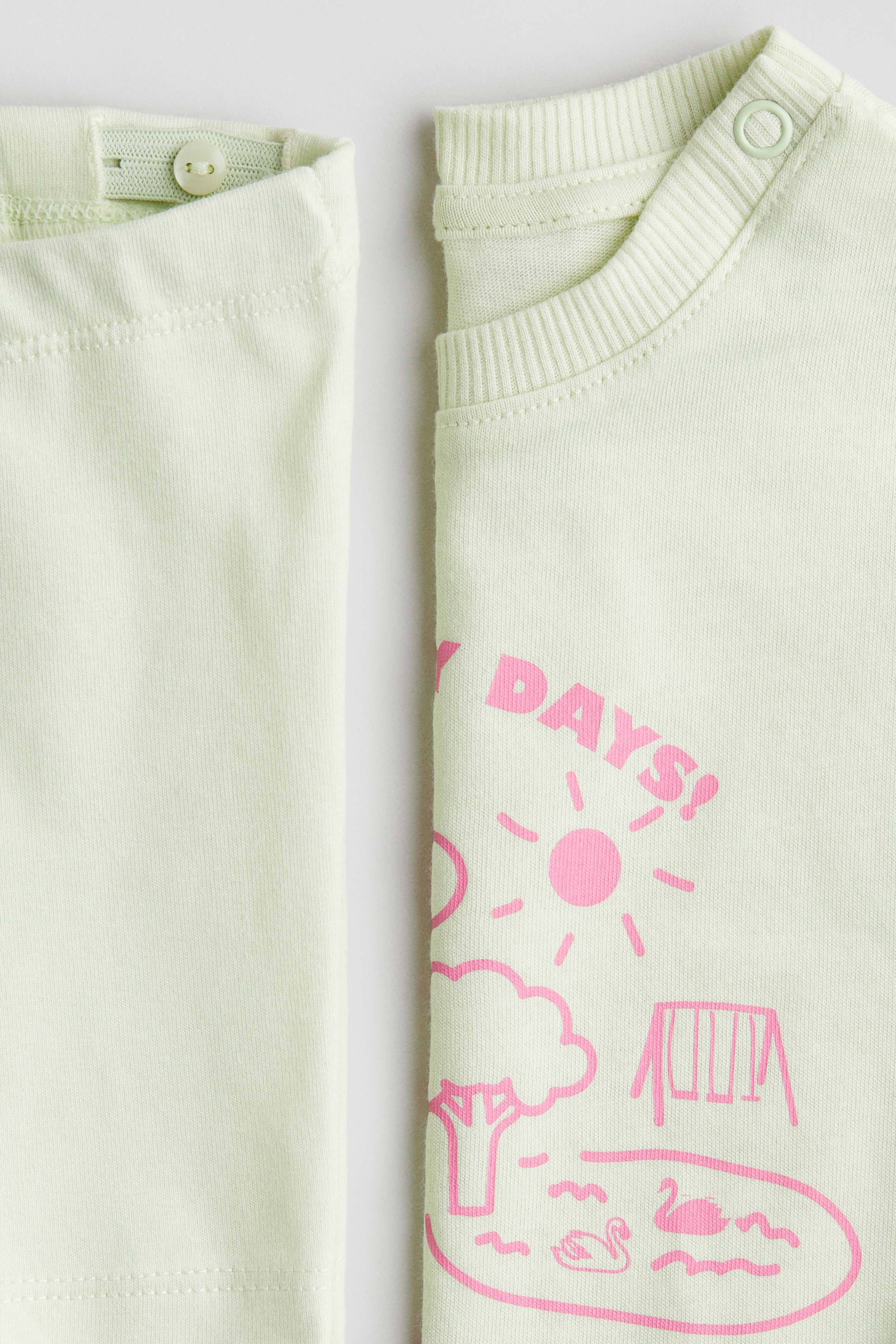 2-piece cotton jersey set-image