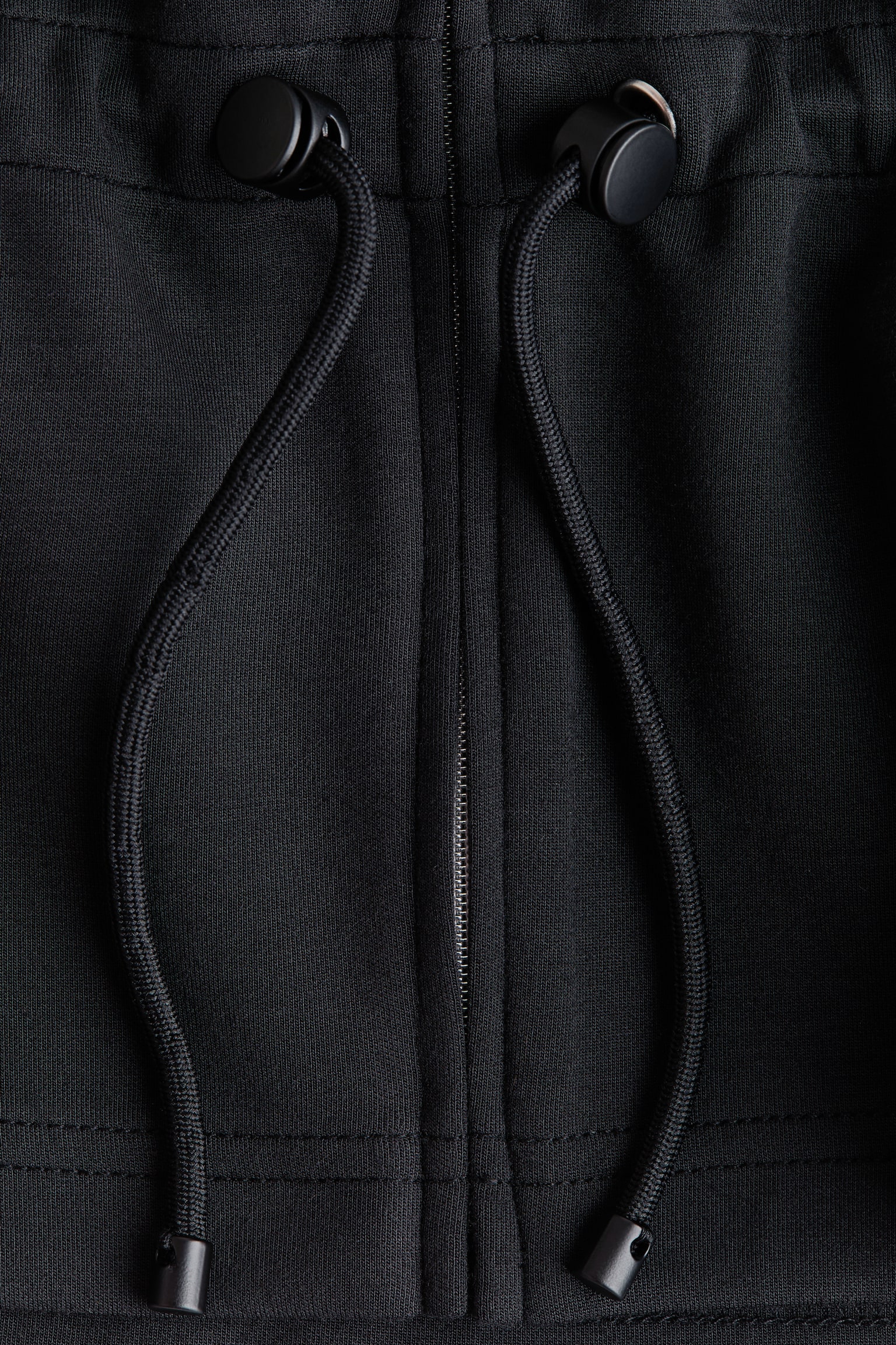 Женская куртка H&M Peplum Sweatshirt, цвет: Чёрный — фото 6
