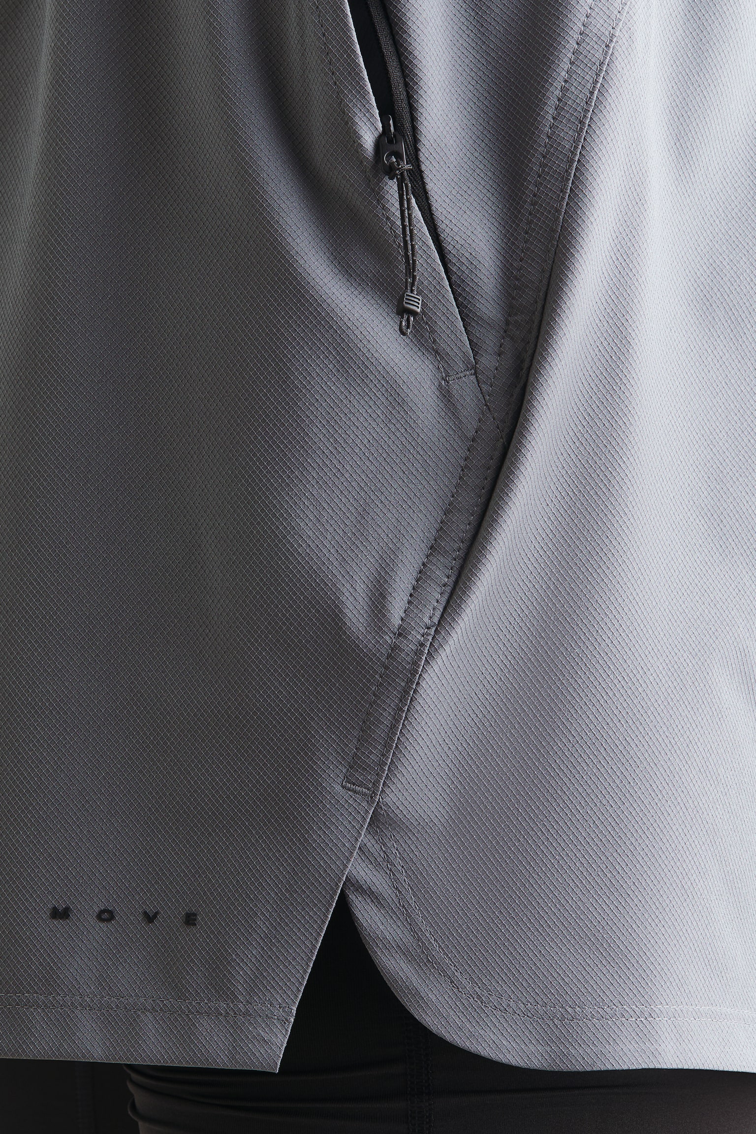 Double-layered sports shorts with DryMove™ - Dusty grey/Dark grey/Dusty green/Beige/Black/Burgundy - 6