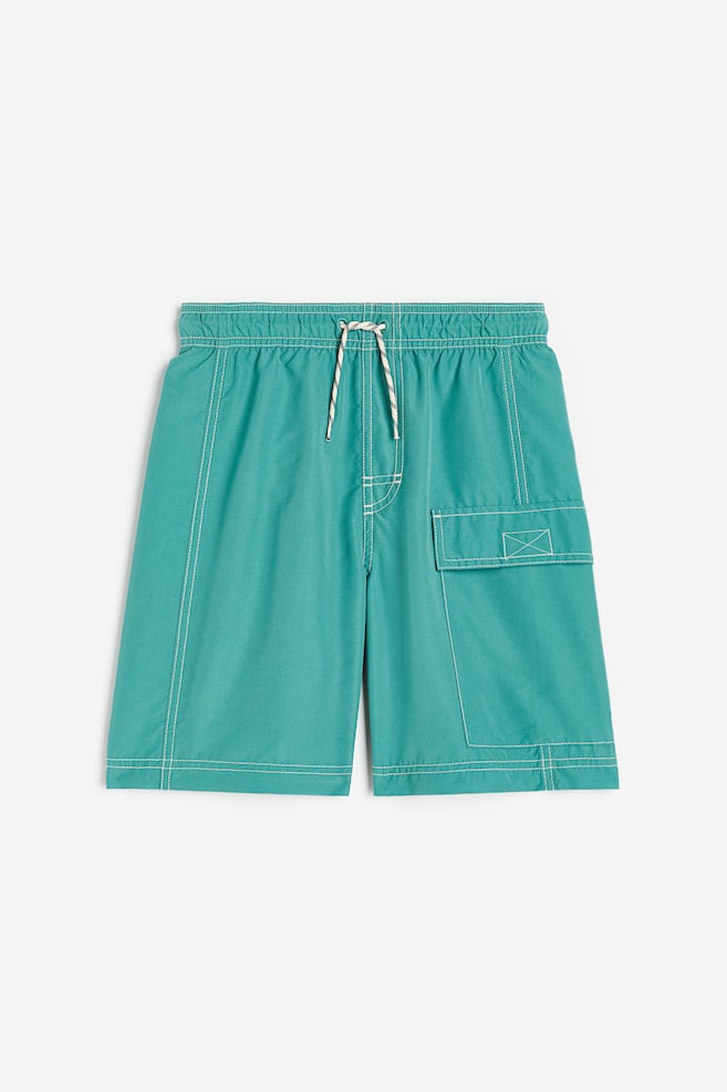 Swim shorts - Turquoise - 1