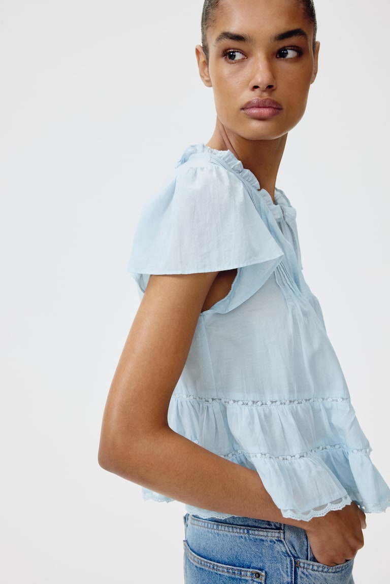 Bluza s puf rukavima