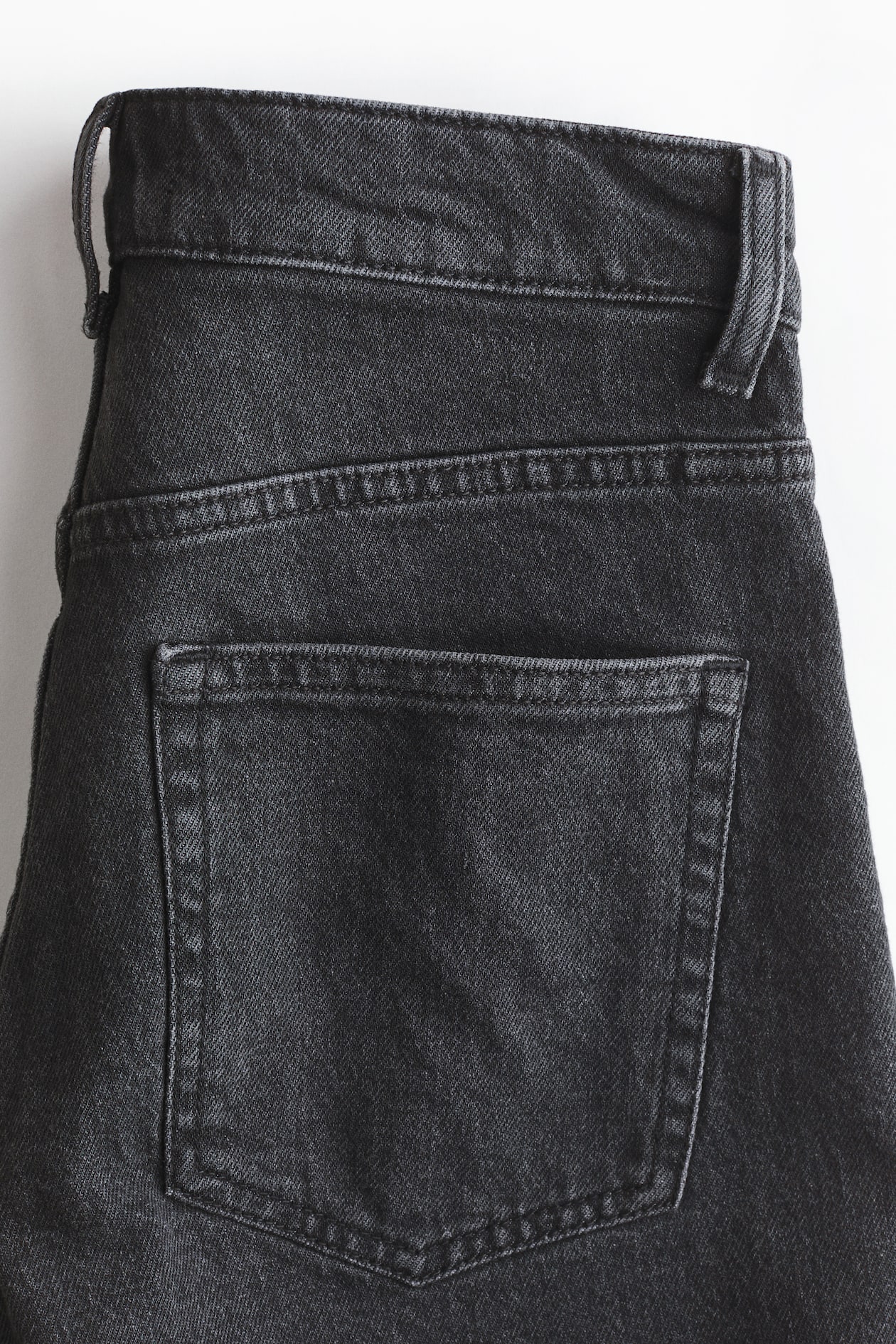 High-Waist Denim Shorts - image 2