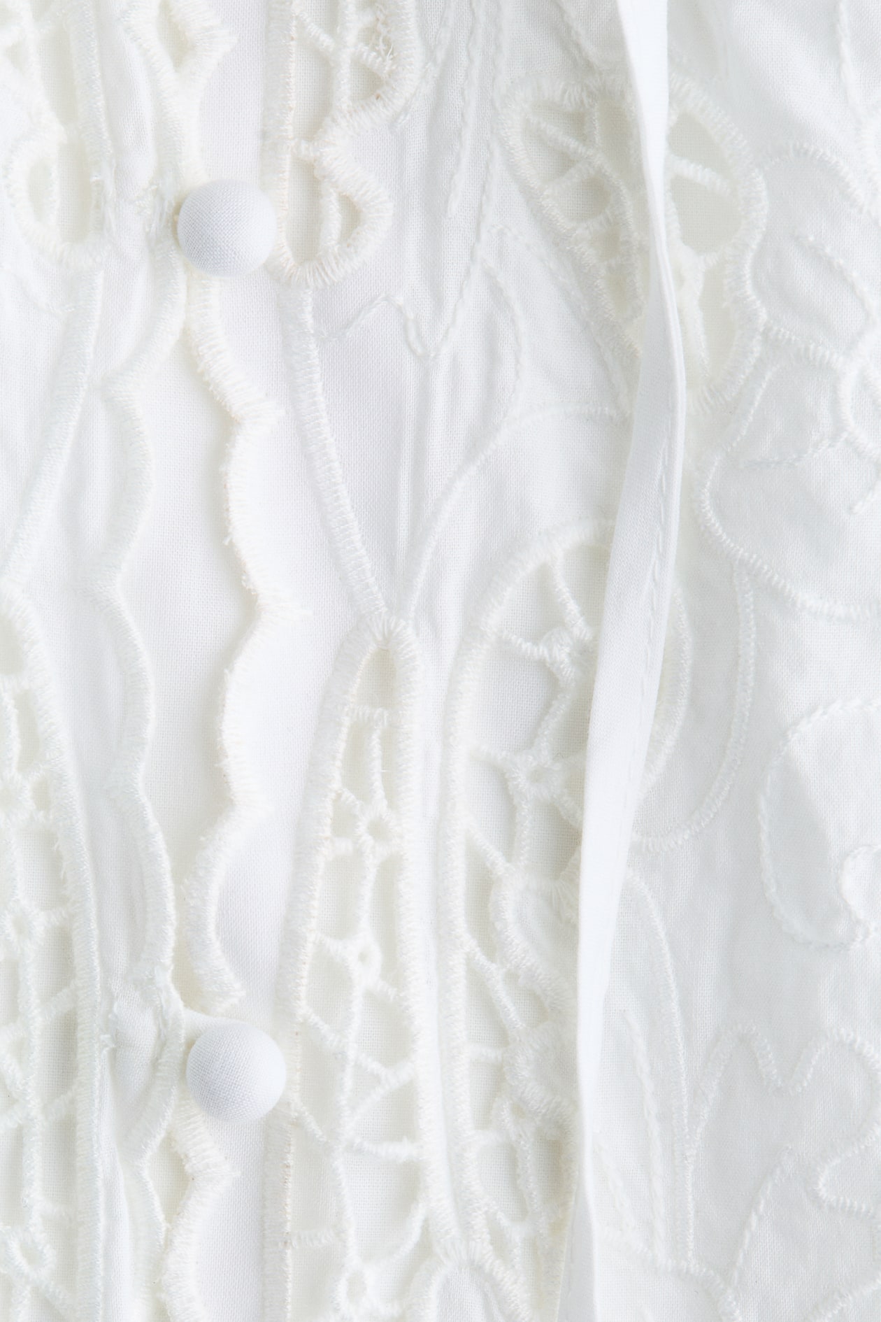Eyelet-Embroidered Cotton Blouse - image 3