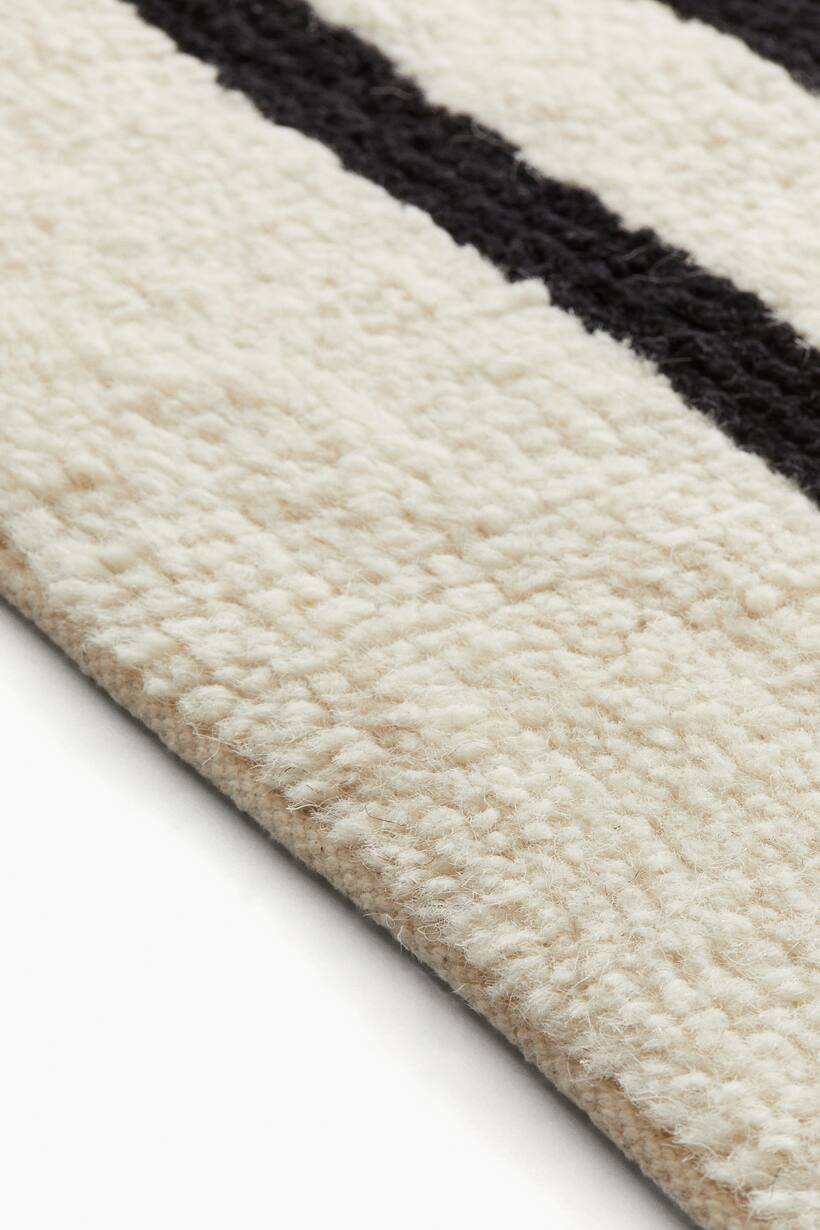 Wool-Blend Rug - Light beige/patterned - Home All | H&M US