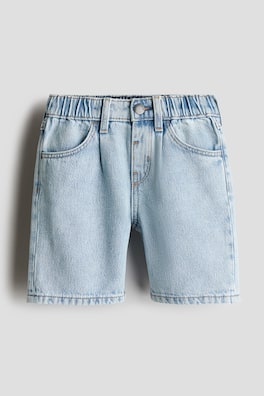 Knälånga jeansshorts