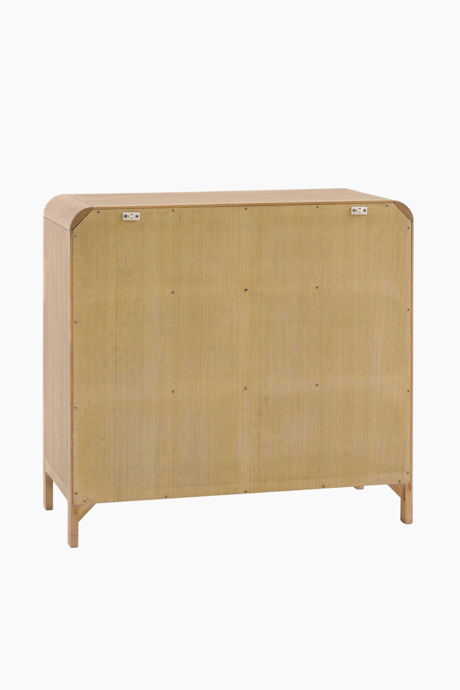 Wooden Rattan 3 Drawer Chest - Natural - 4