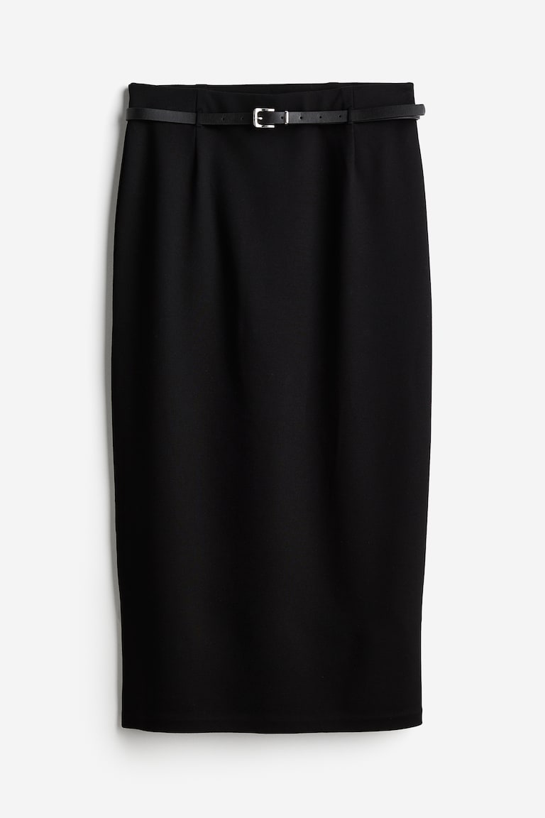 Jupe Crayon Noire Karen Millen, Taille 10, Longueur Genou, Fermeture Zip, Occasion