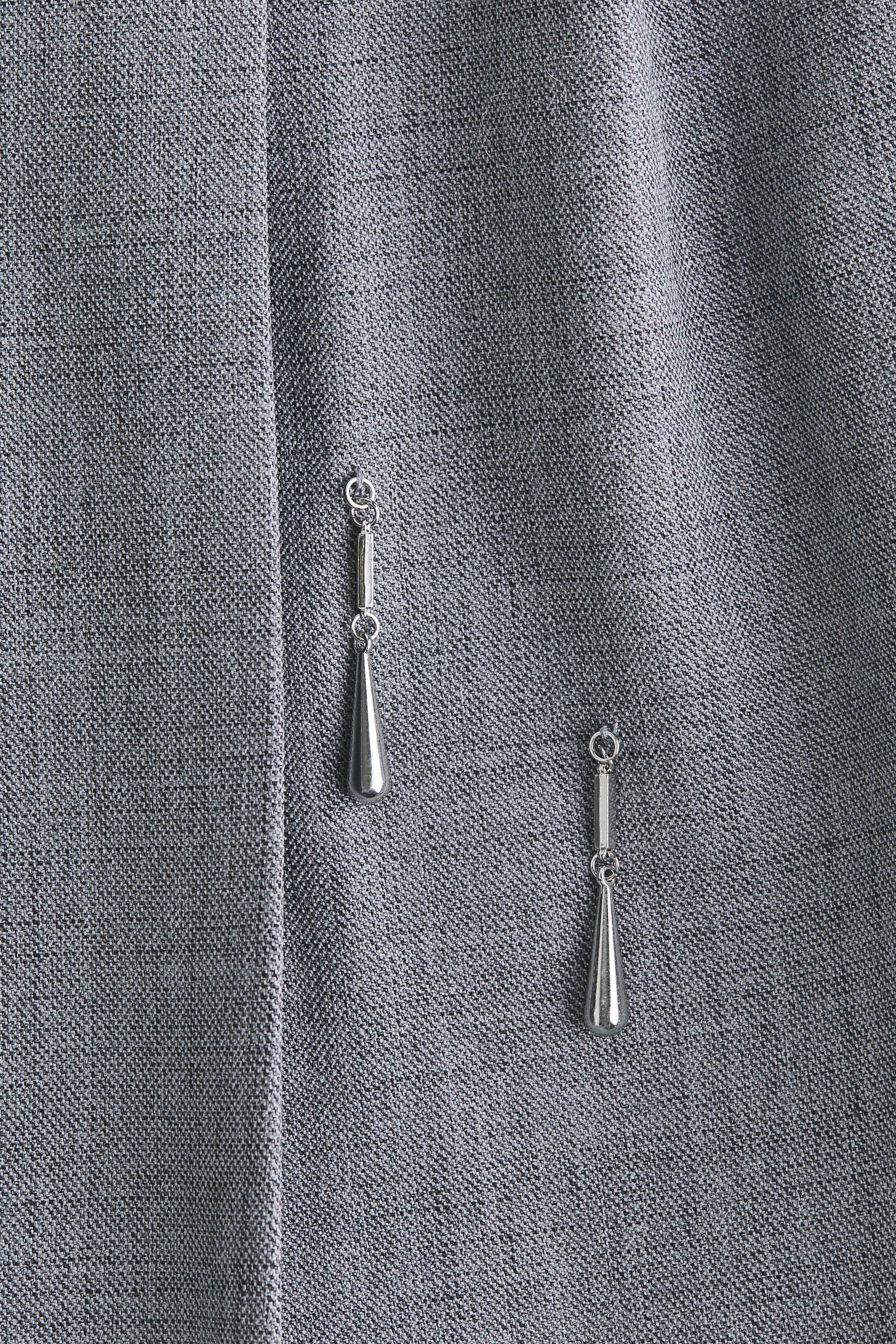 View larger image: Bead-embellished trousers - Grey - Ladies | H&M MY 8