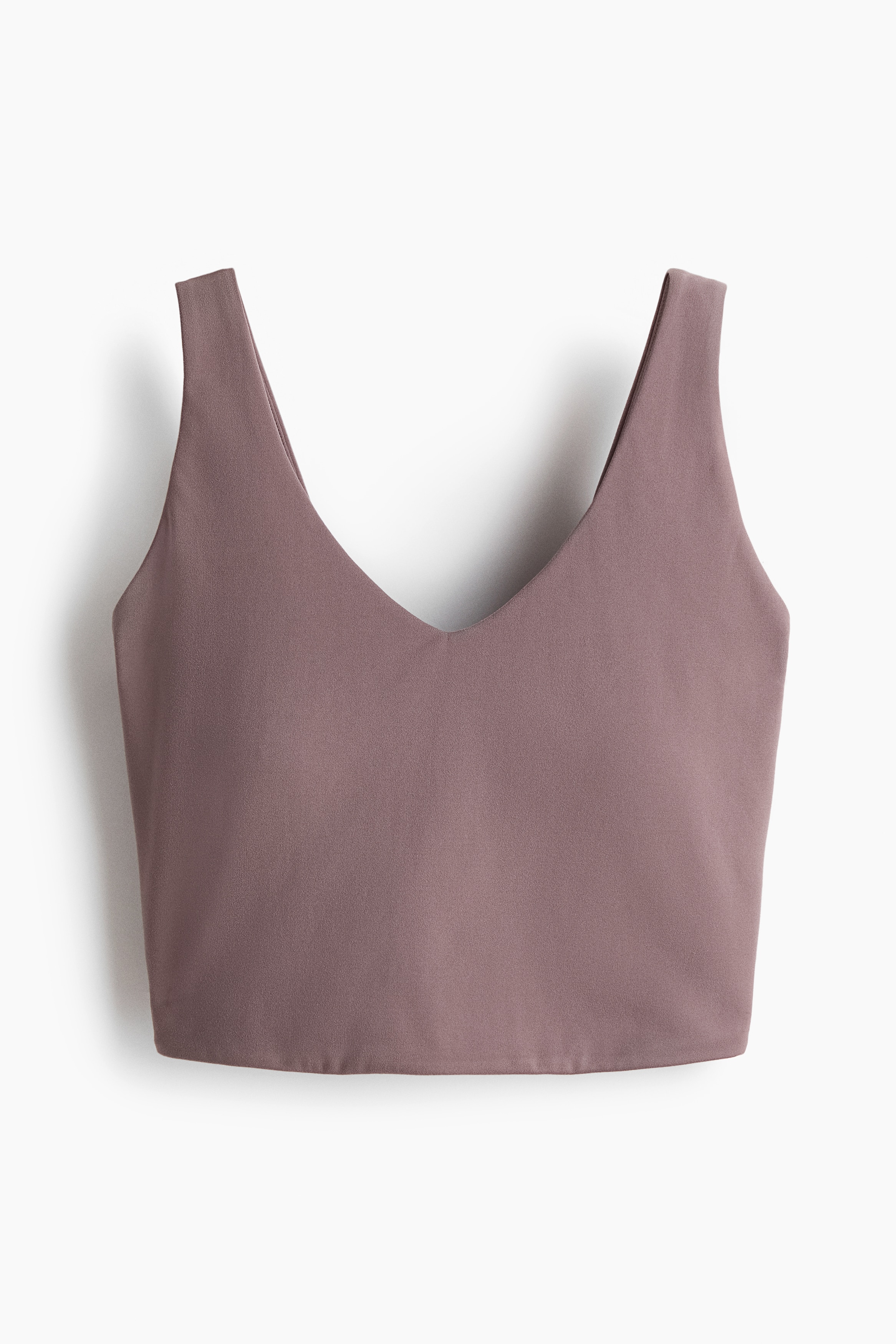 Twist-detail vest top with SoftMove™ - Light truffle/Ivory/Black/Amazonite blue