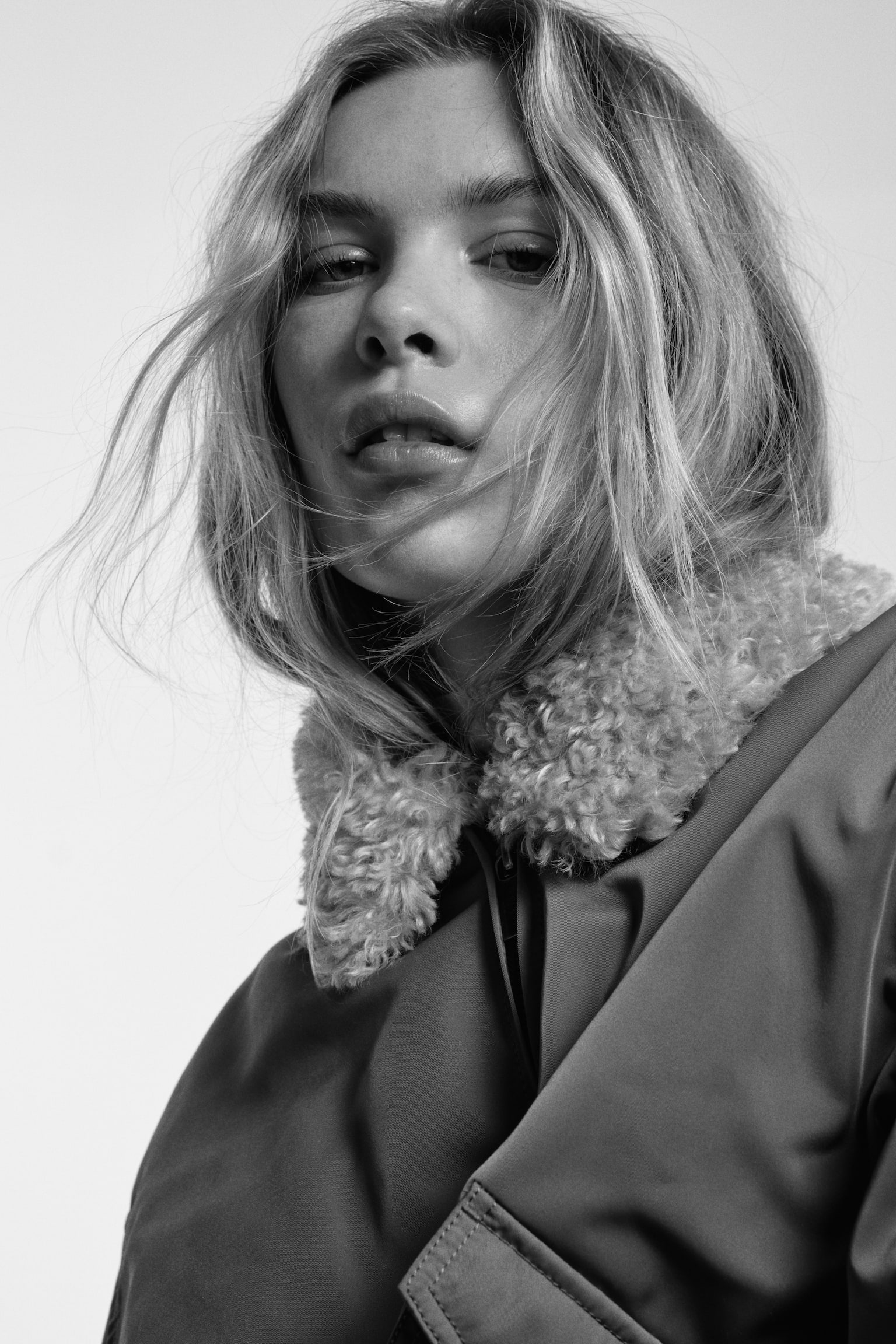 Collared bomber jacket - Khaki green - 5