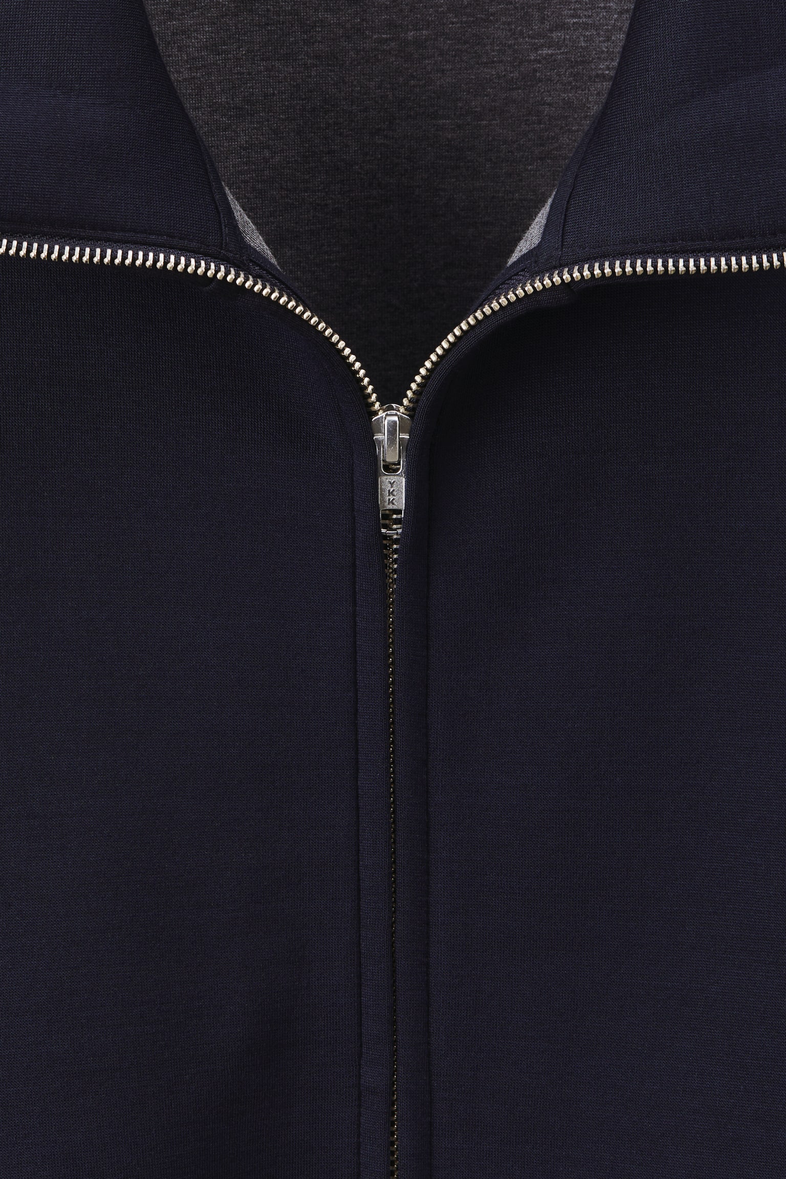 Rozpinana bluza sportowa z pianki scuba Loose Fit - Ciemnoniebieski - 7