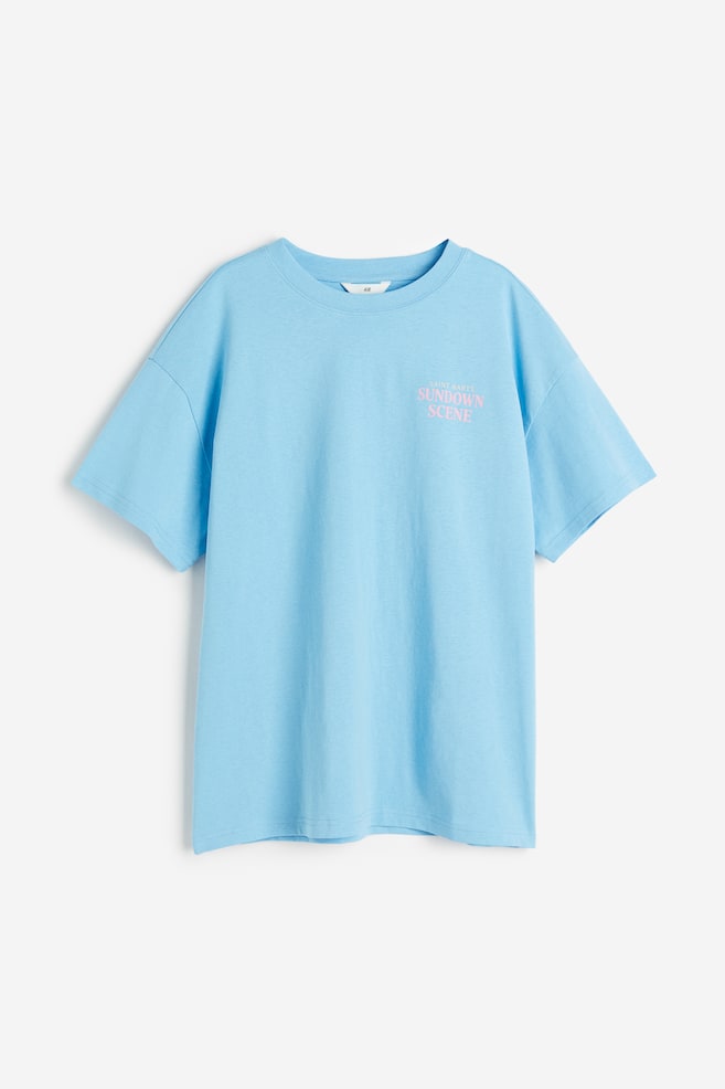T-shirt med tryck - Ljusblå/Sundown scene/Mörkgrön/PRR/Gul/Blå/Randig/dc/dc/dc/dc - 1