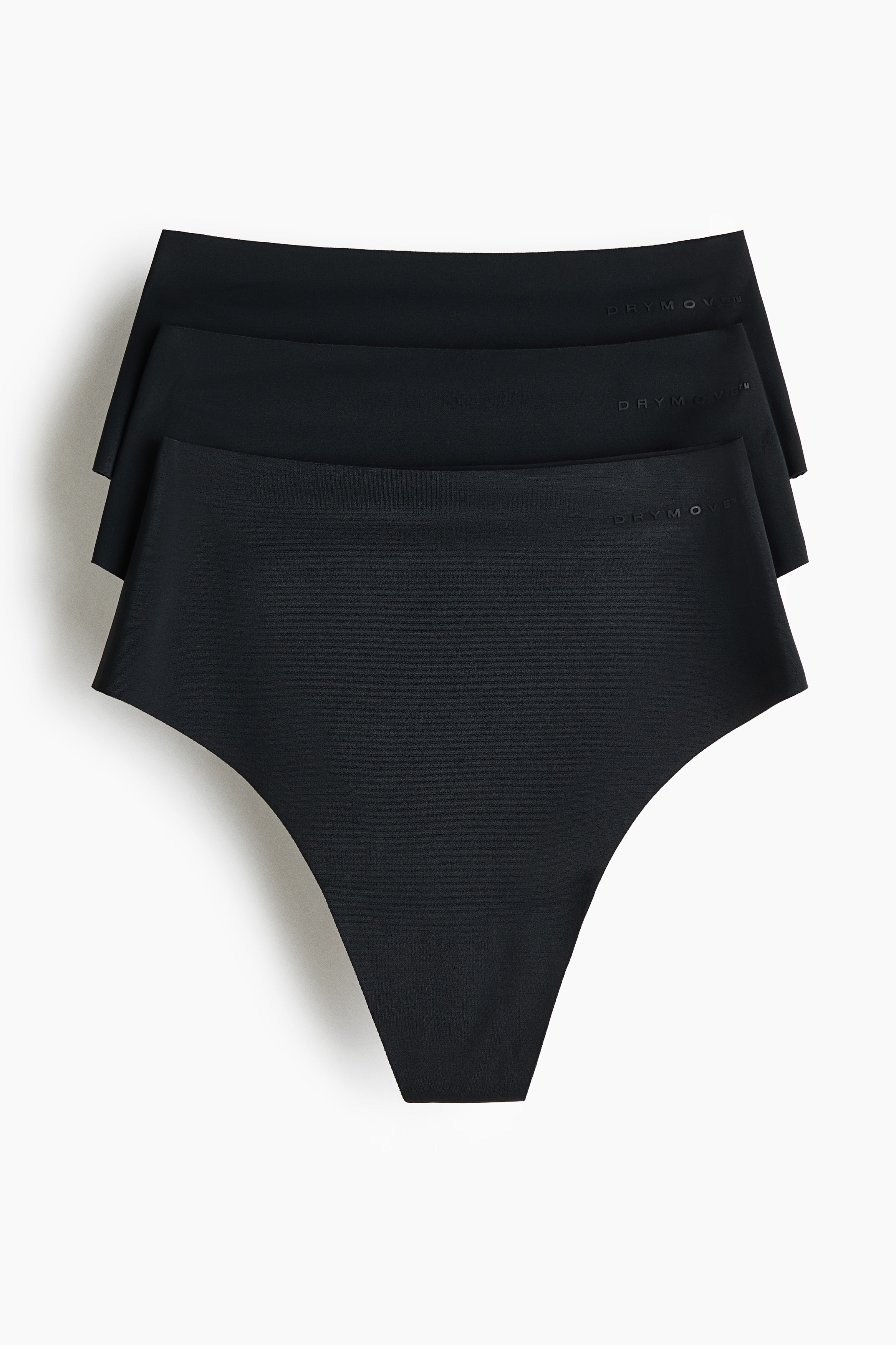 3-Pack High-Waist Thong Briefs with DryMove™ from H&M - $16.99