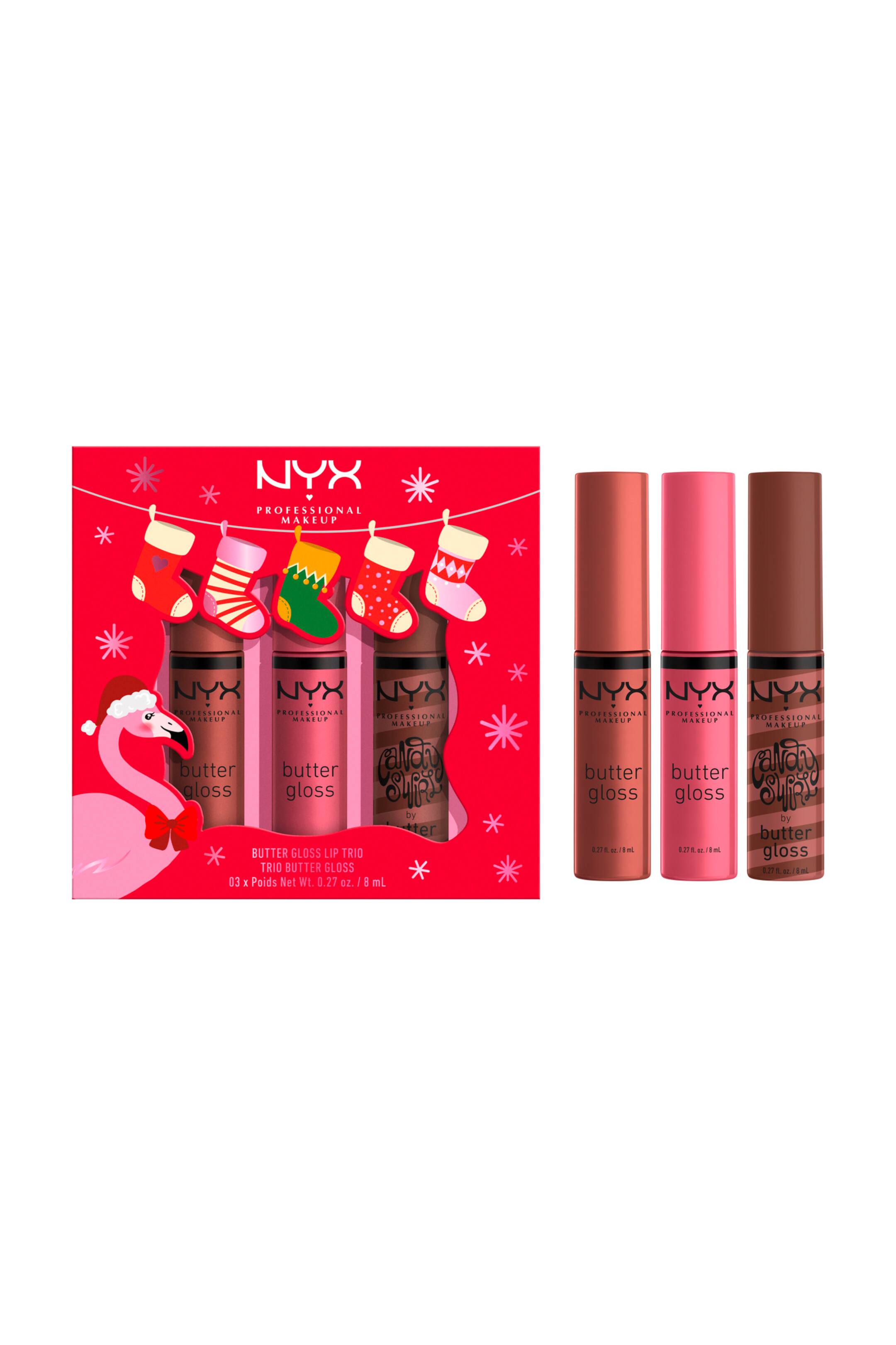 Größeres Bild ansehen: Butter Gloss Lip Trio - Angel Food Cake / Praliné - NYX Professional Makeup - Beauty all | H&M DE 1