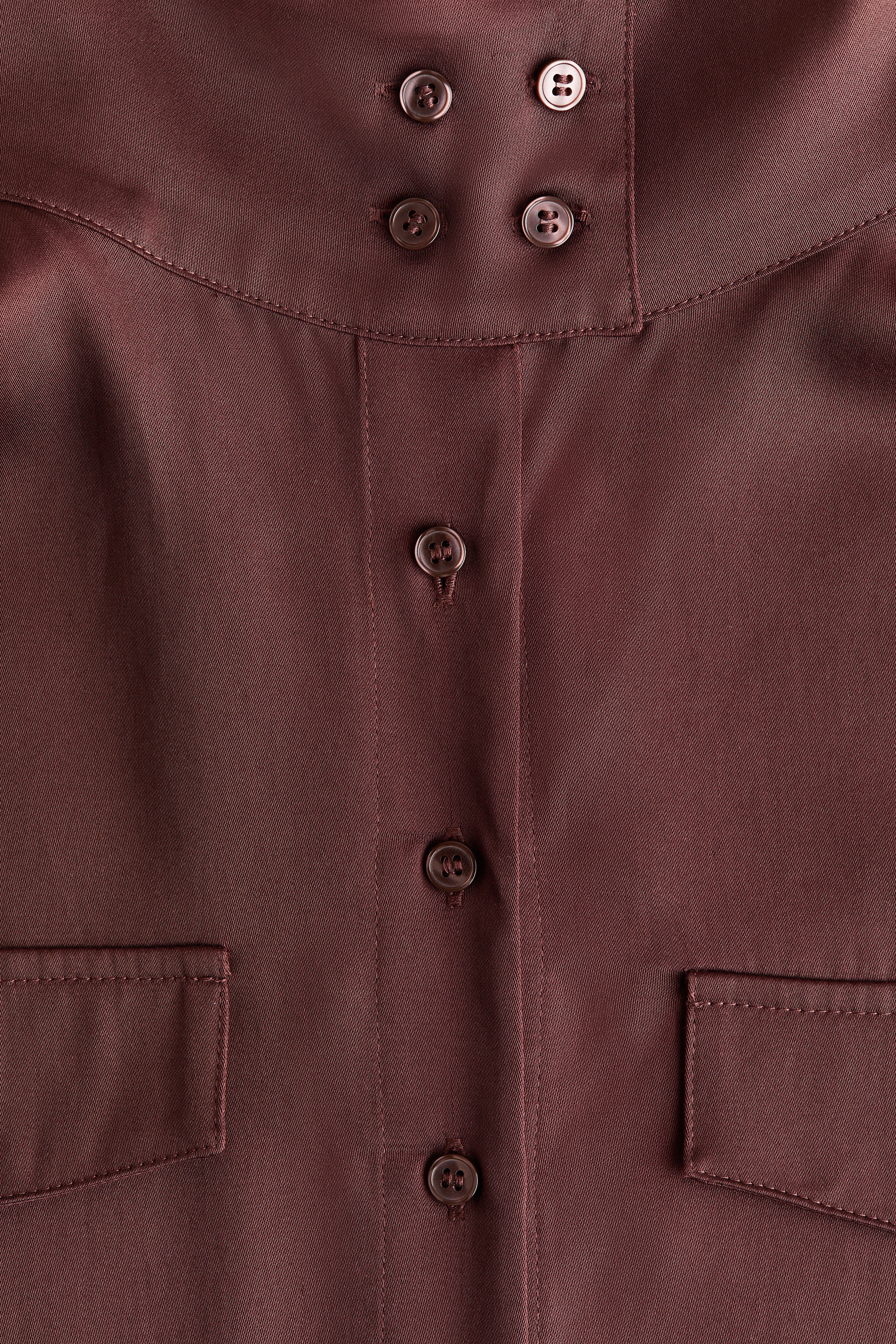 Funnel-Collar Shirt Dress thumbnail 7
