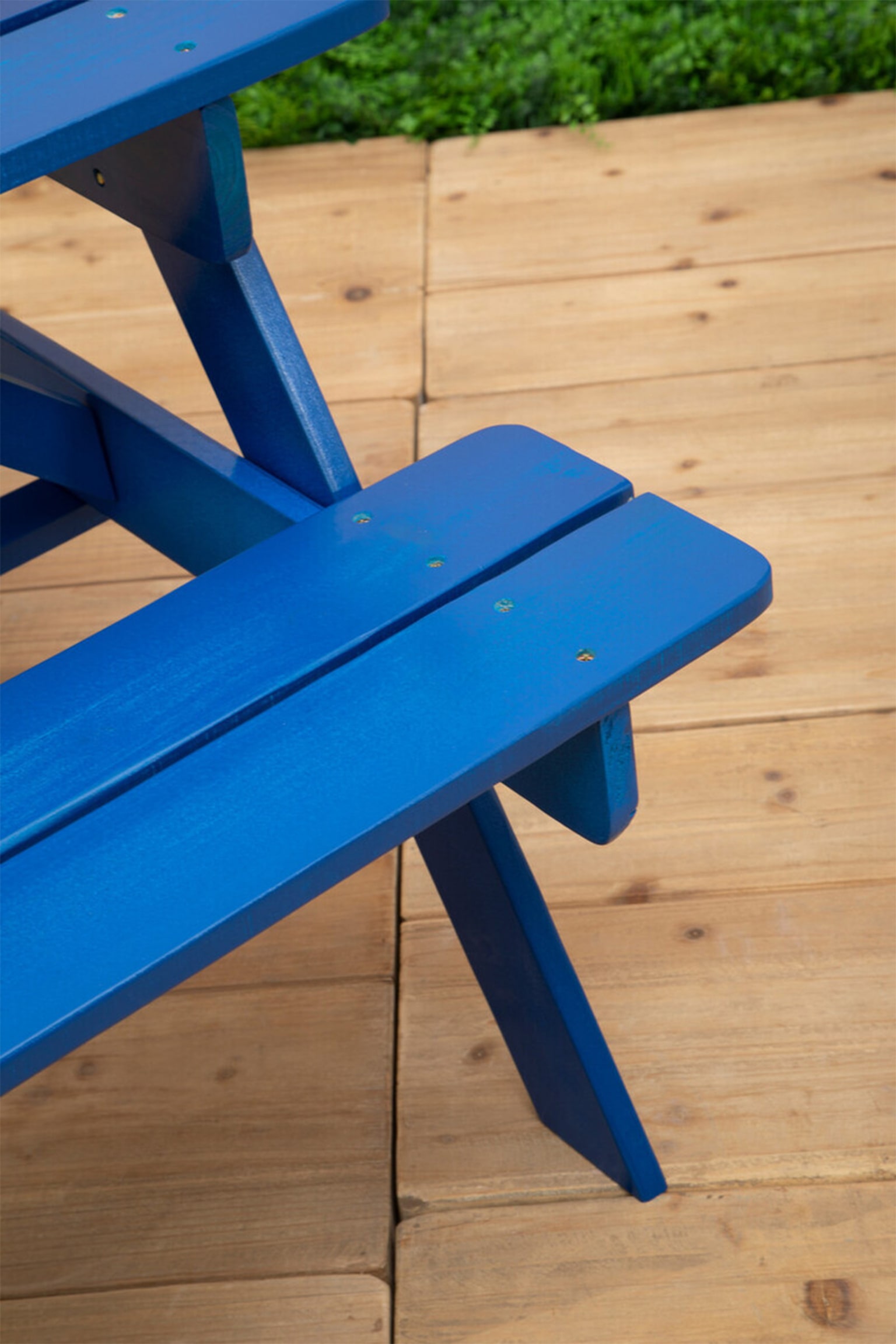 Brighton Kids Picnic Bench - Blue - 3