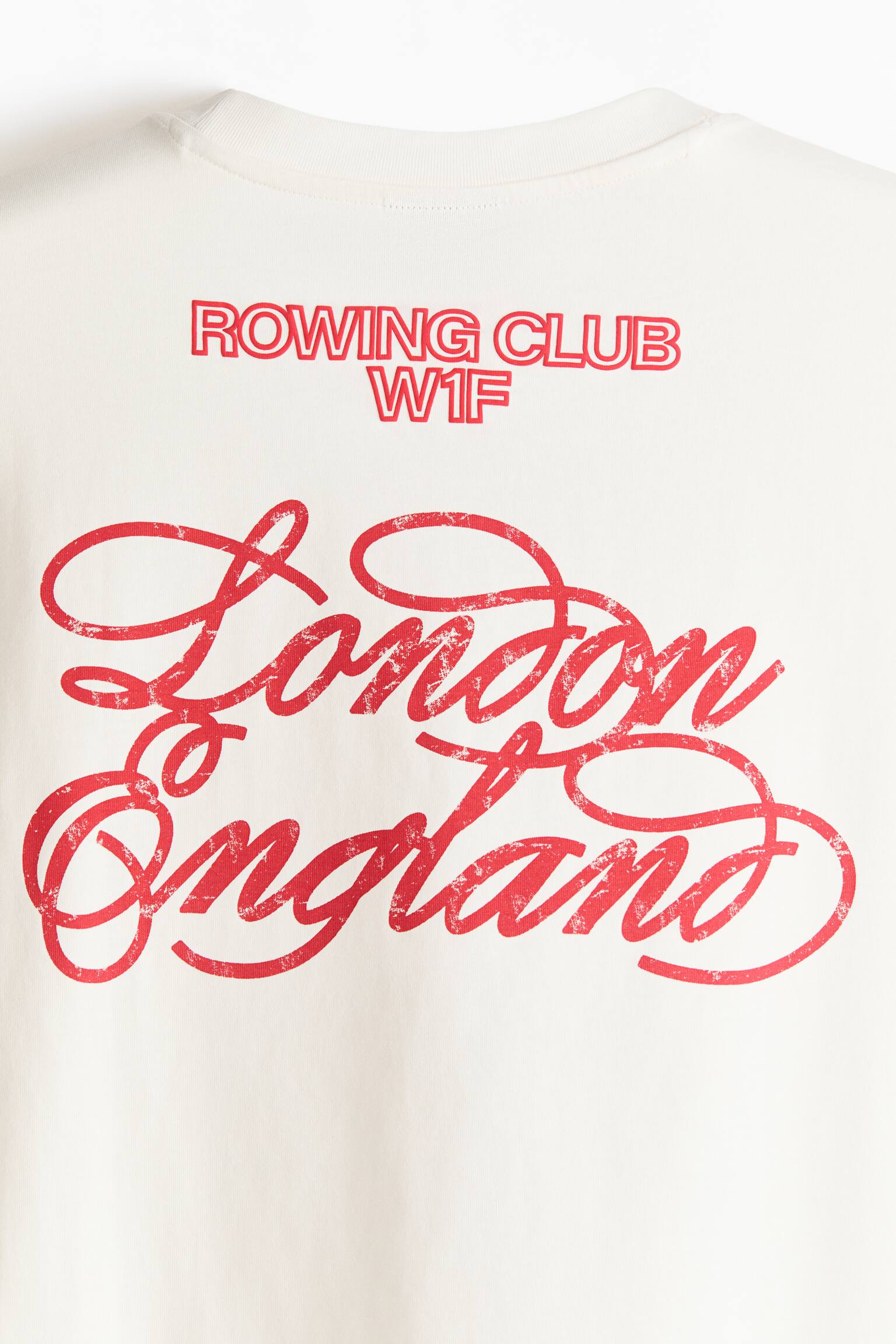 טישירט עם הדפס Loose Fit - לבן/London/בז'/Run Wild/שחור/Golden Sunset/אפור כהה/Sports Archives 08/כחול כהה/New York City/לבן/SoHo NYC/לבן/SoHo/לבן/Soho/ירוק-כחול כהה/Soho NYC/בורדו/Athletics/סגול/NYC/כחול כהה/SoHo NYC - 6
