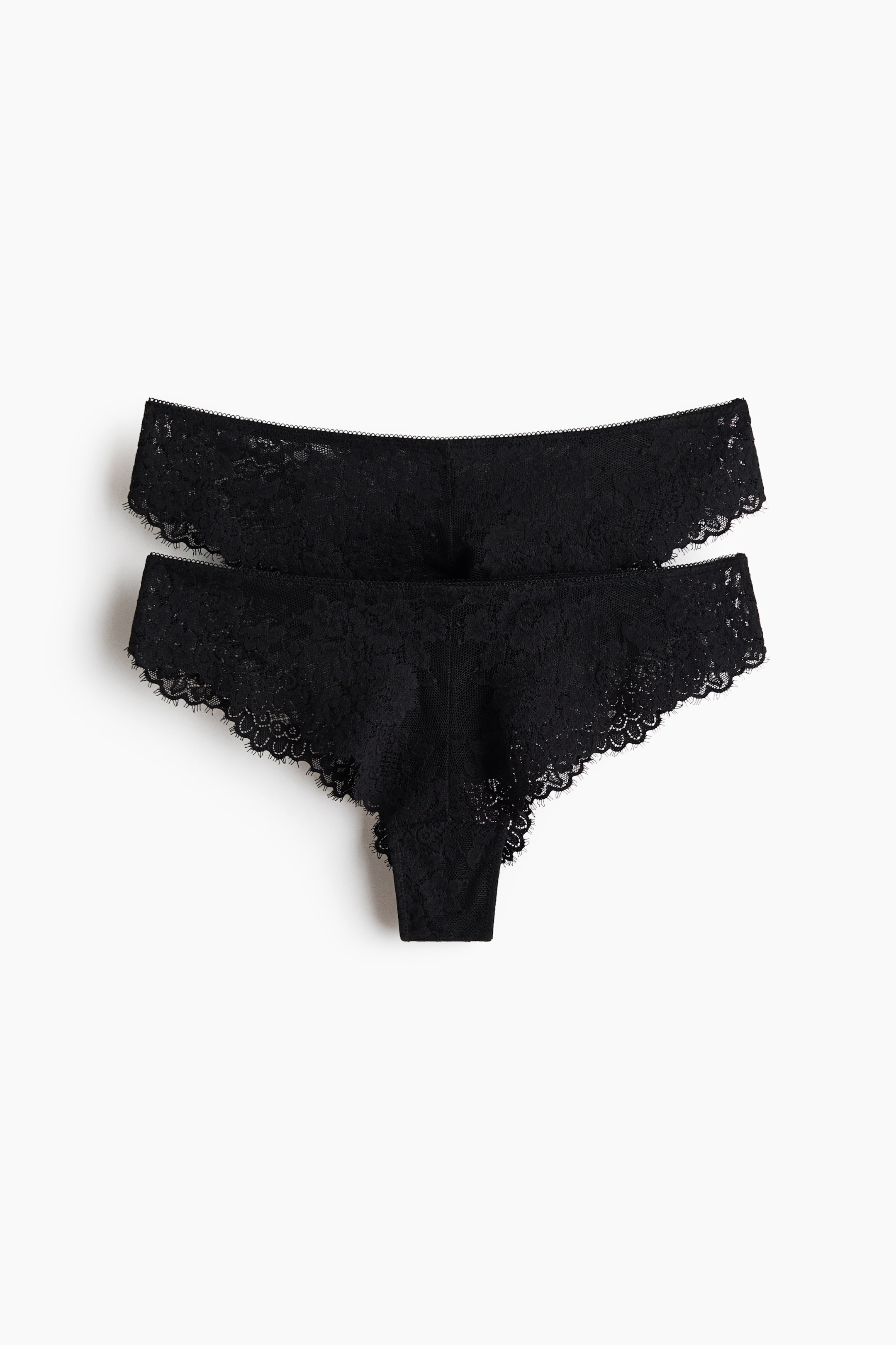 2-Pack Lace Brazilian Briefs