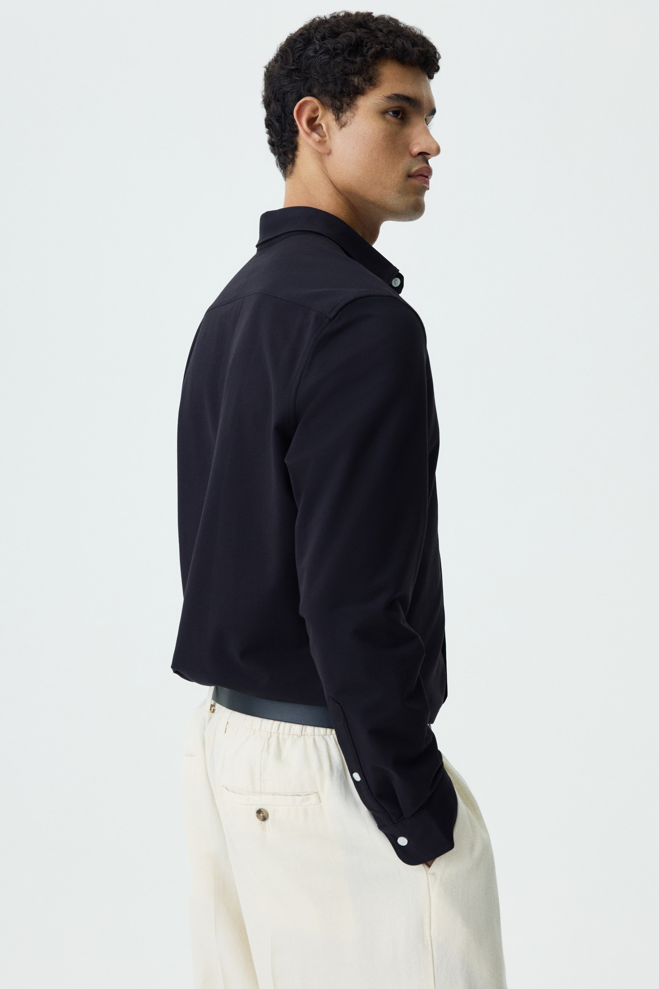 Four-Way Stretch Slim-Fit Shirt
