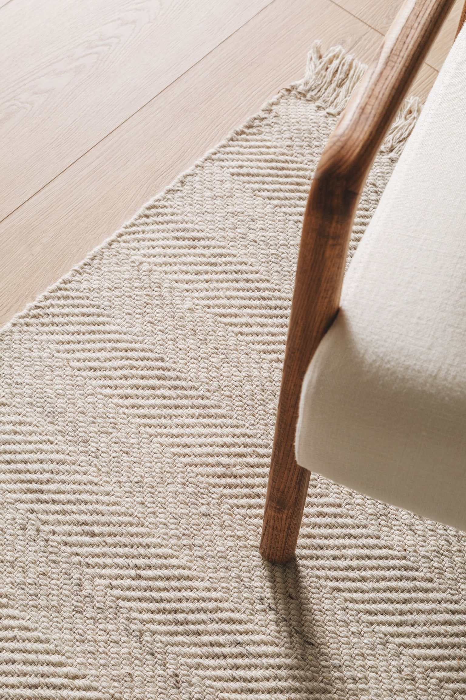 Tapis De Laine Lars - Crème/Beige - 4