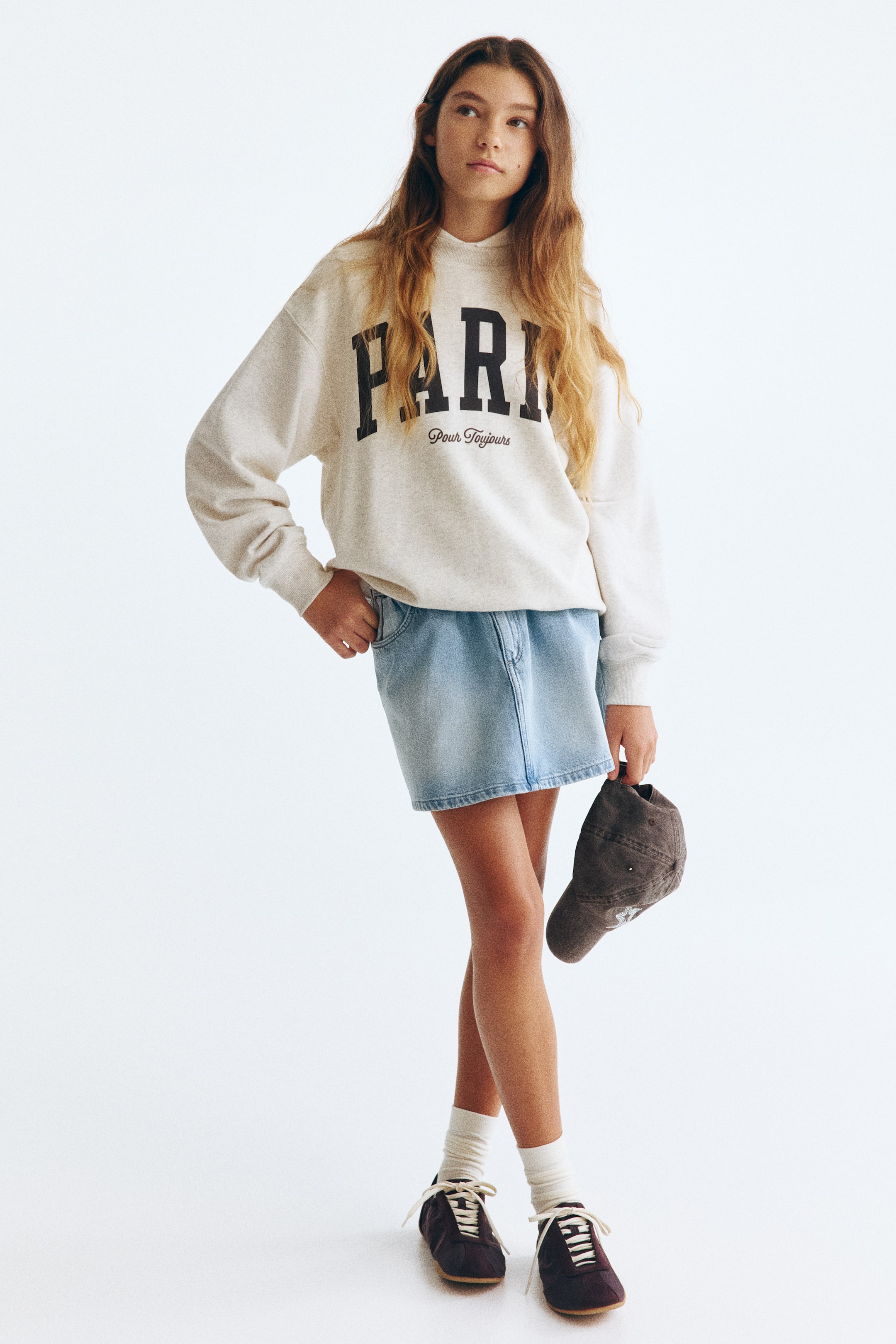 Детские худи H&M Sweatshirt with Printed Motif — фото 5
