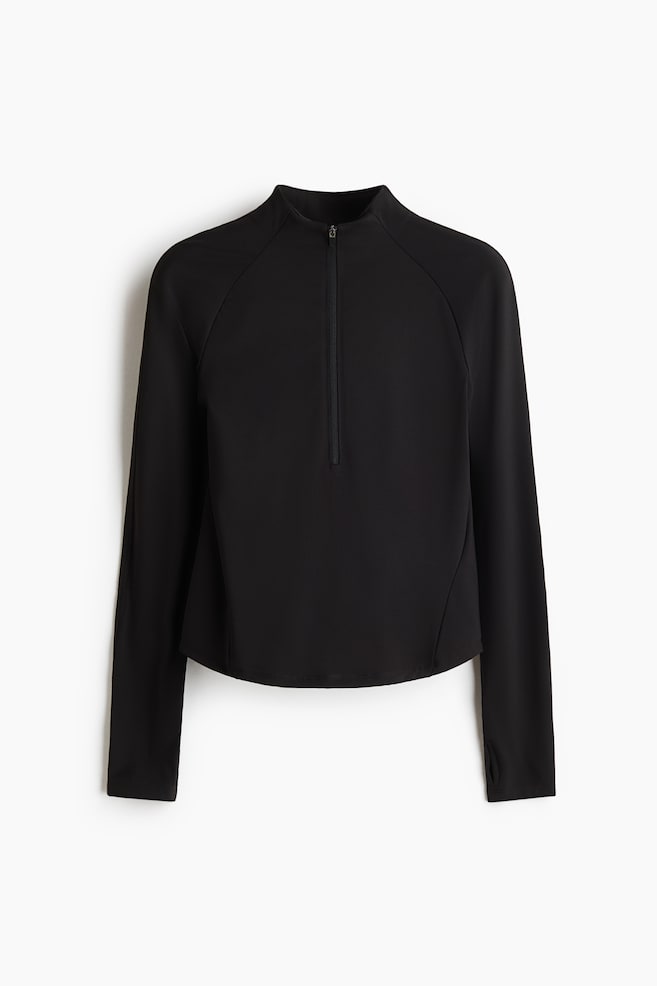 SculptMove™ Sports Top - Black/Brown - 1