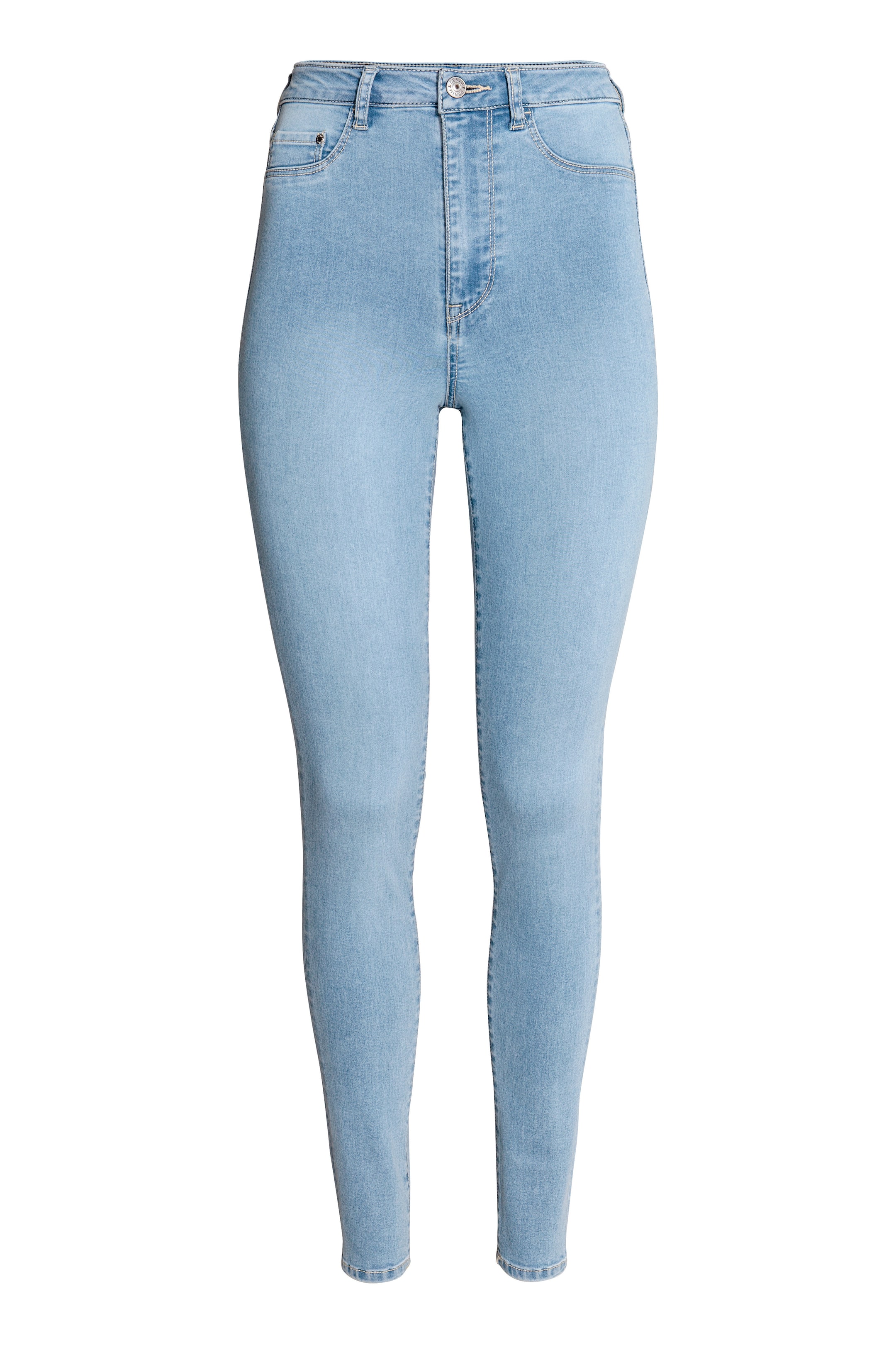 View larger image: Super Skinny High Jeggings - Light denim blue - Ladies | H&M GB 1