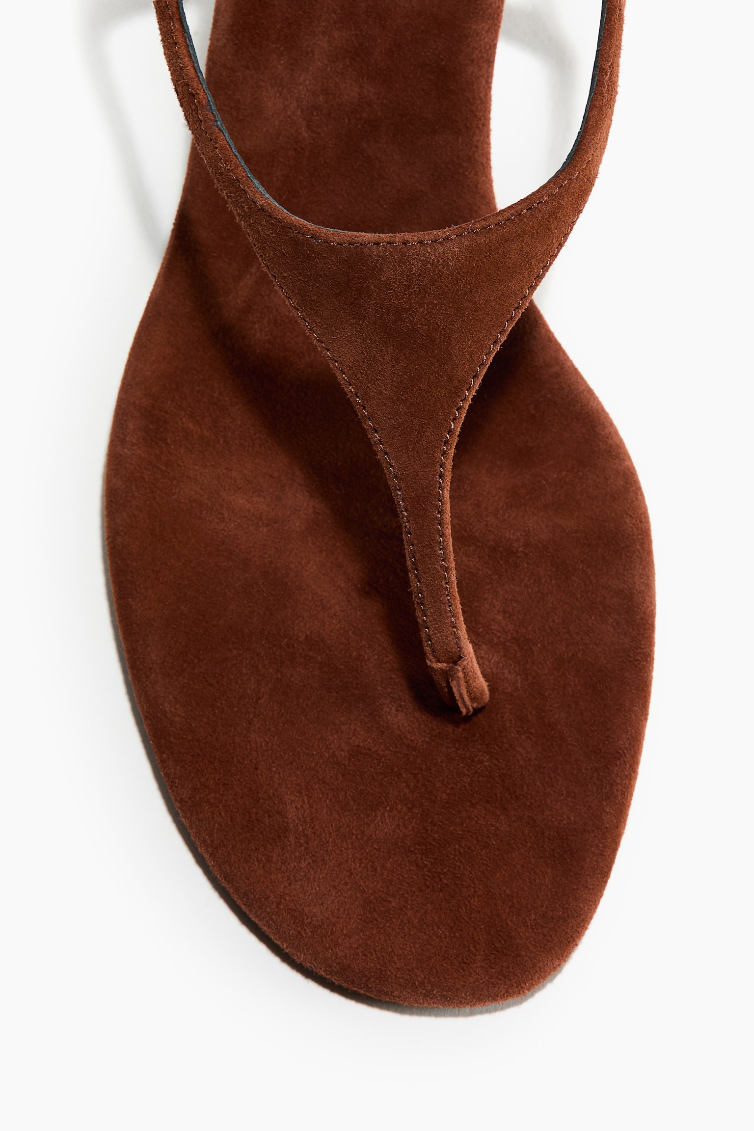 Heeled suede sandals - Brown/Khaki green/Faux crocodile - 3