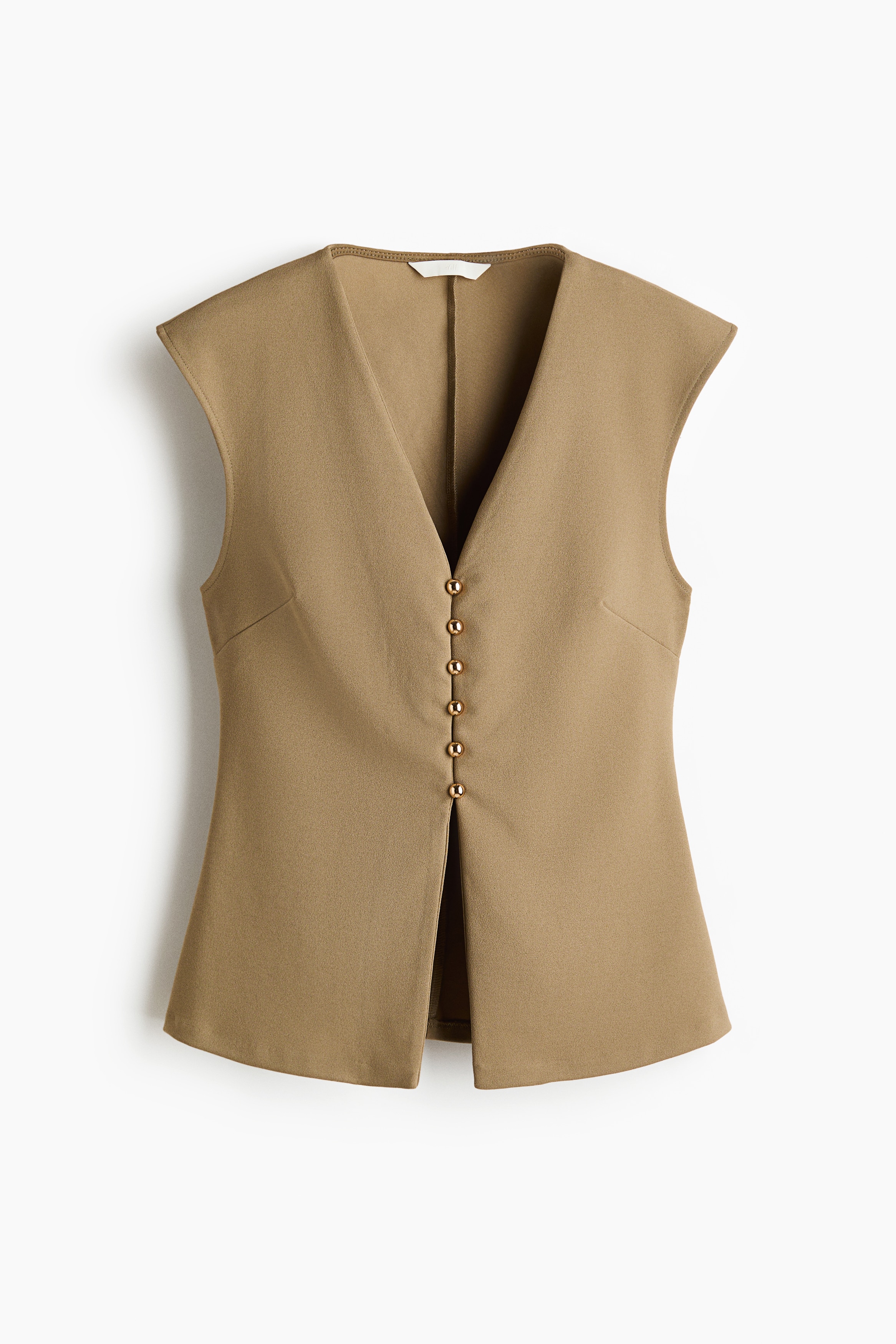 Áo gi-lê Ponte di Roma - Màu xanh kaki/Màu kem