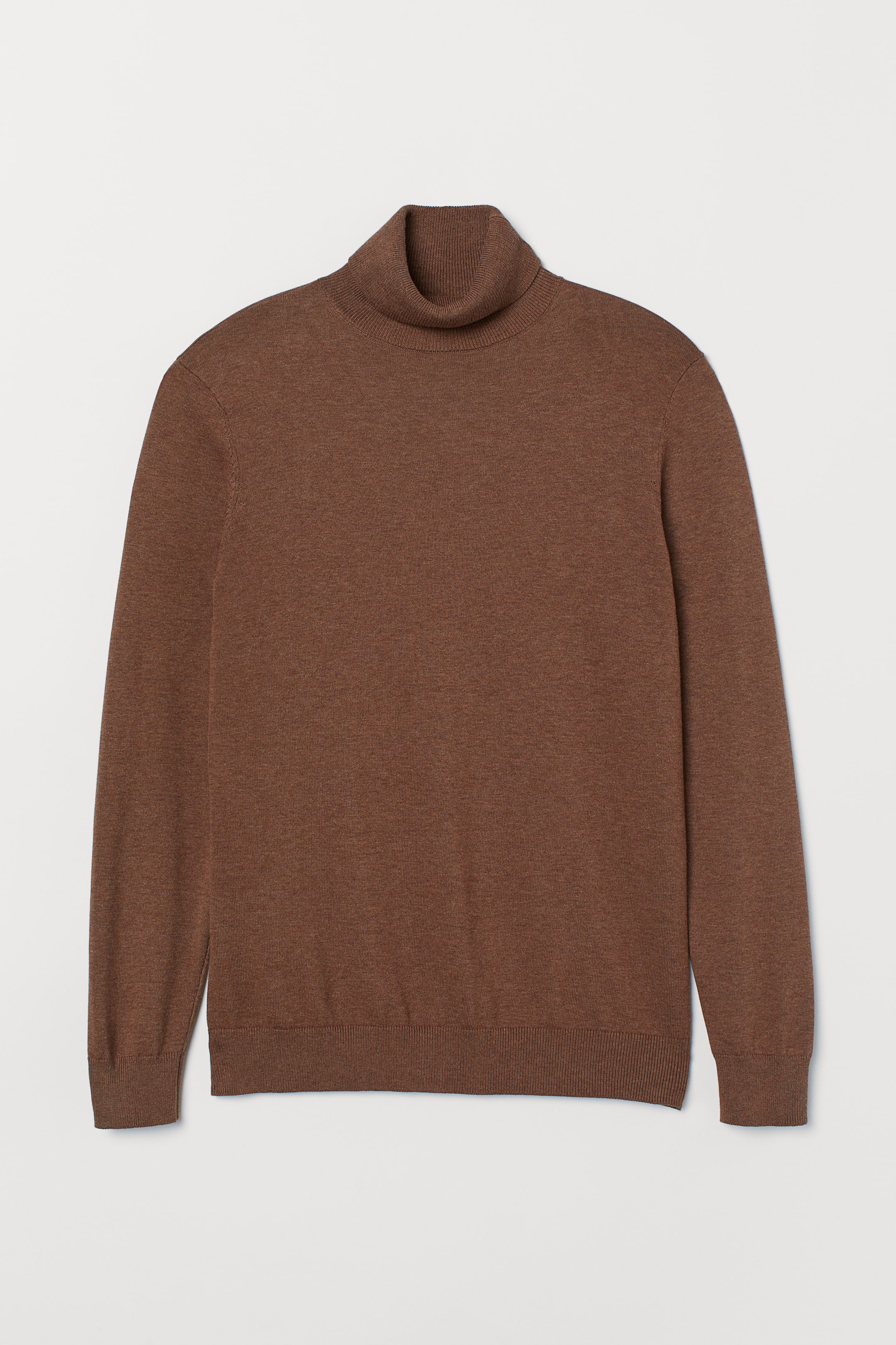 Agrandir l'image: Pull à col roulé - Marron chiné - HOMME | H&M FR 1