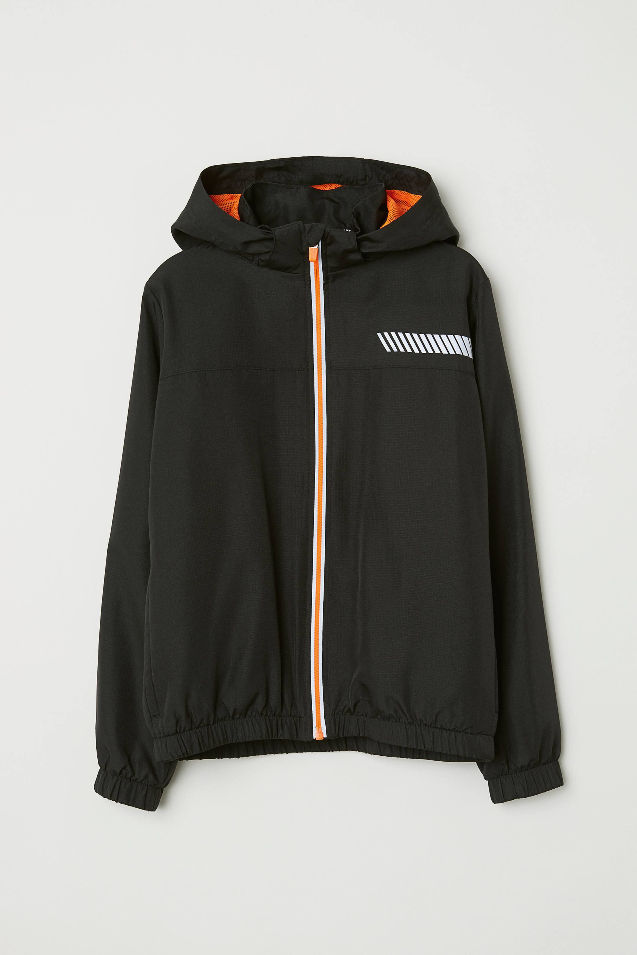 View larger image: Hooded Track Jacket - Black - Kids | H&M CA 1