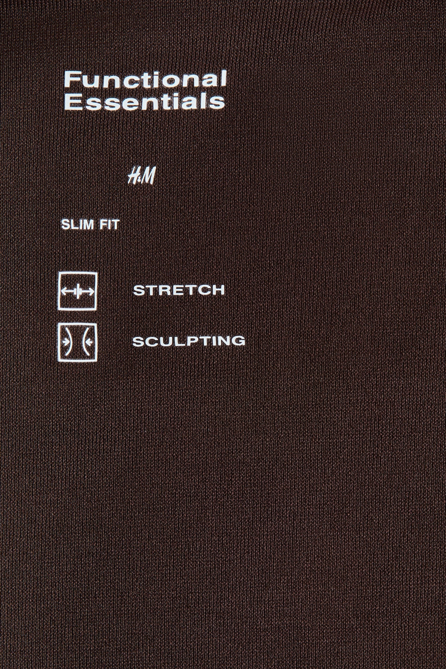 Sculpting T-shirt - Dark brown/Black/Cream/Light beige - 5