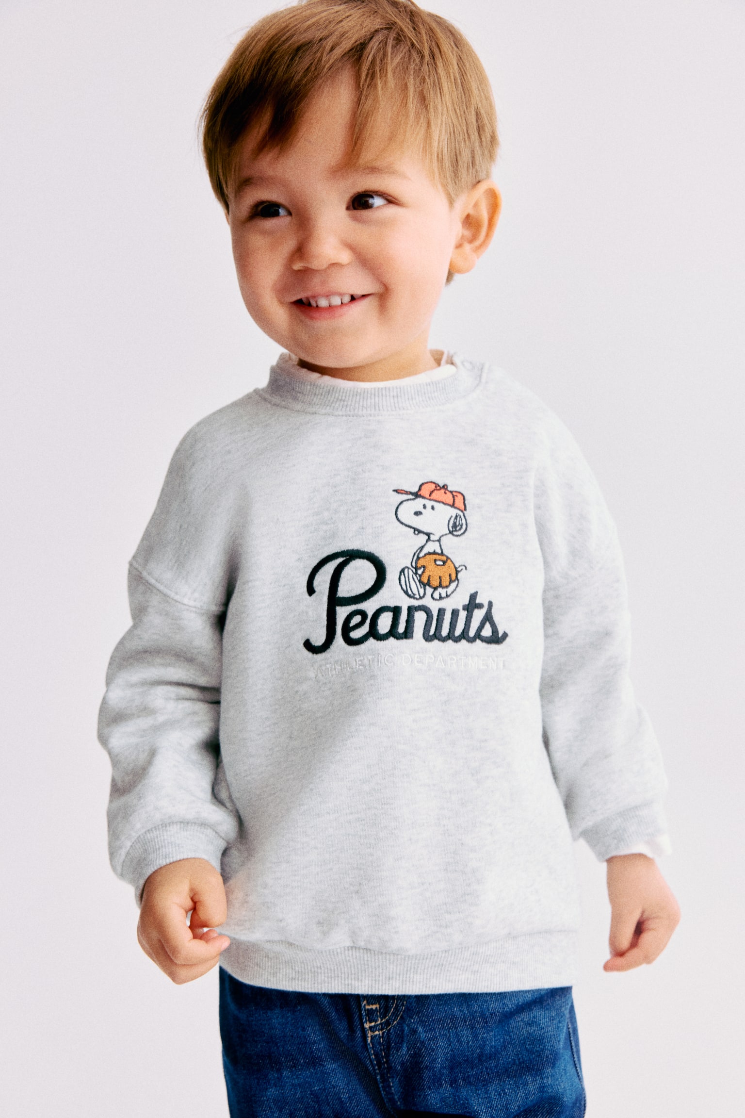 Dukserica sa printom - Svetlosiva/Snupi/Svetloplava/Miki Maus - 2