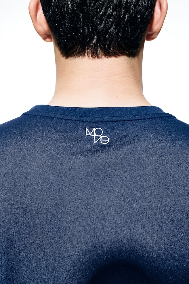 T-shirt de sport DryMove™ - Bleu marine/Noir/Noir/marbre/Blanc/Vert kaki foncé/Vert kaki foncé/Gris - 4