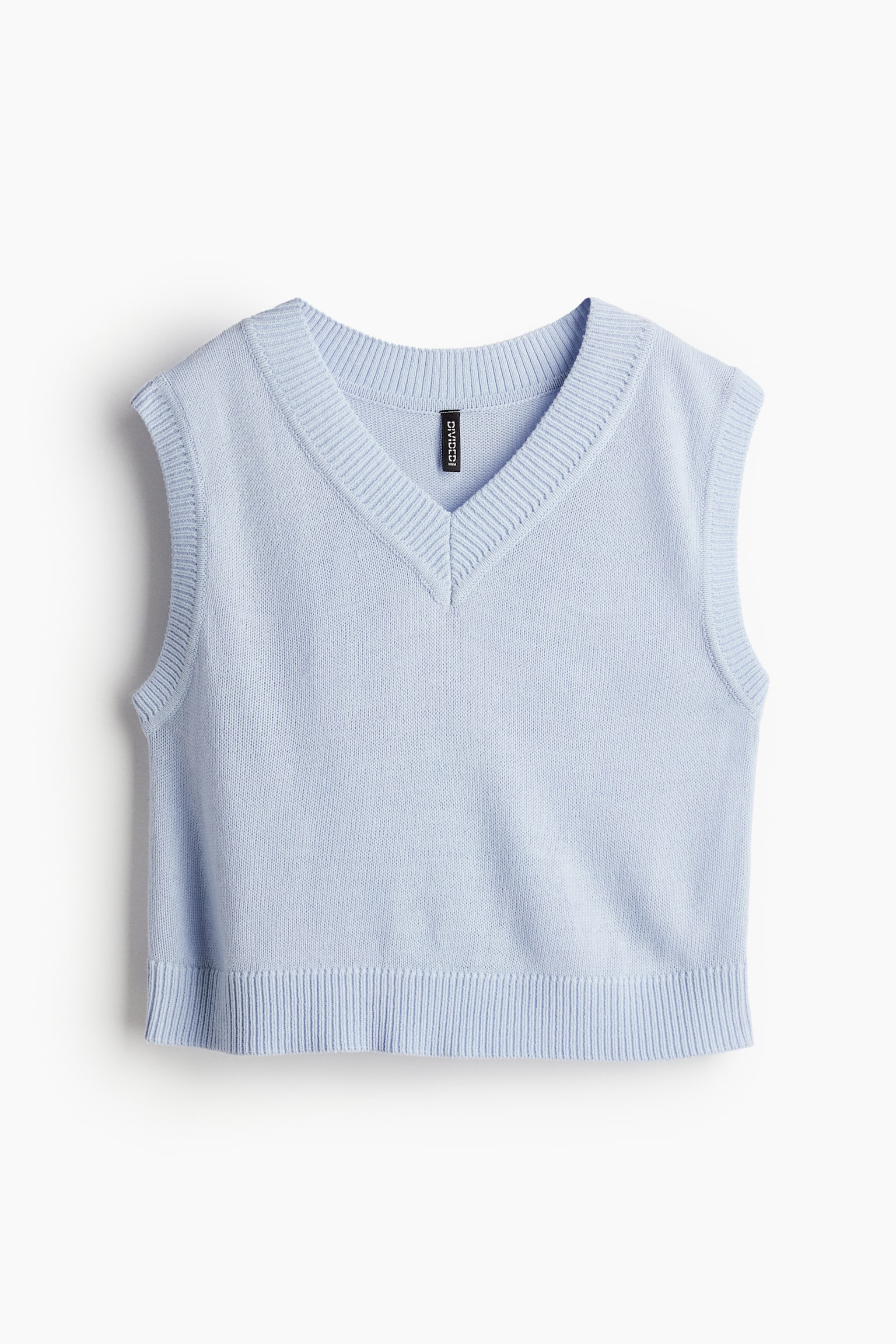 V-neck sweater vest - Light blue/Black/White/Navy blue/Light beige - 2