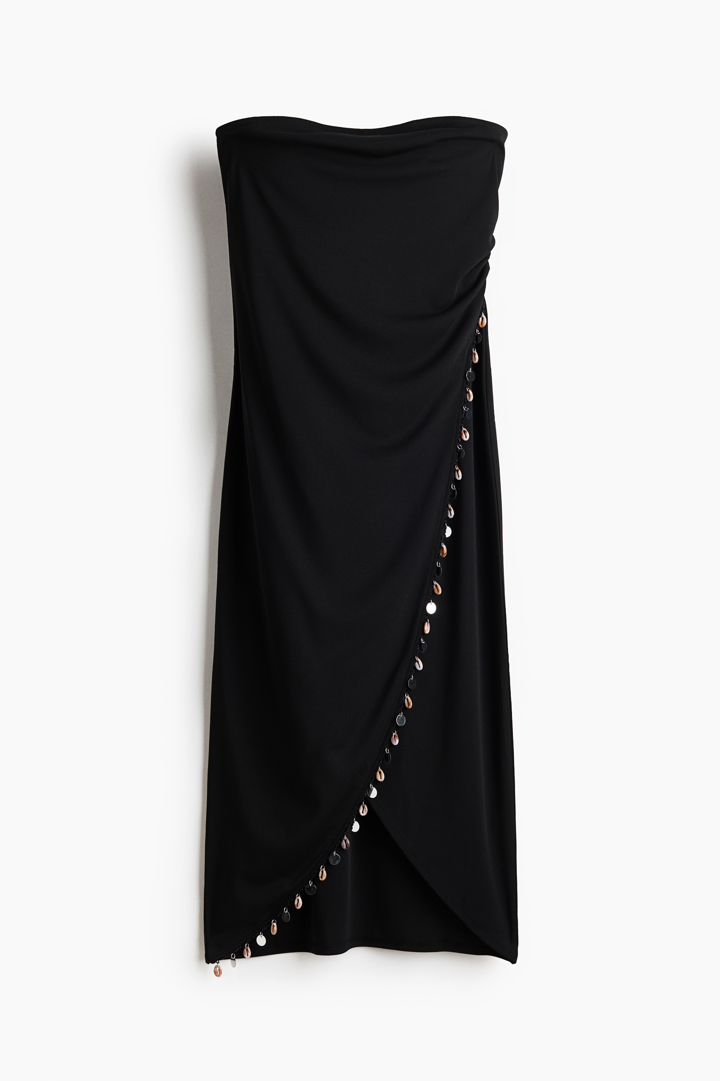 Embellished bandeau dress