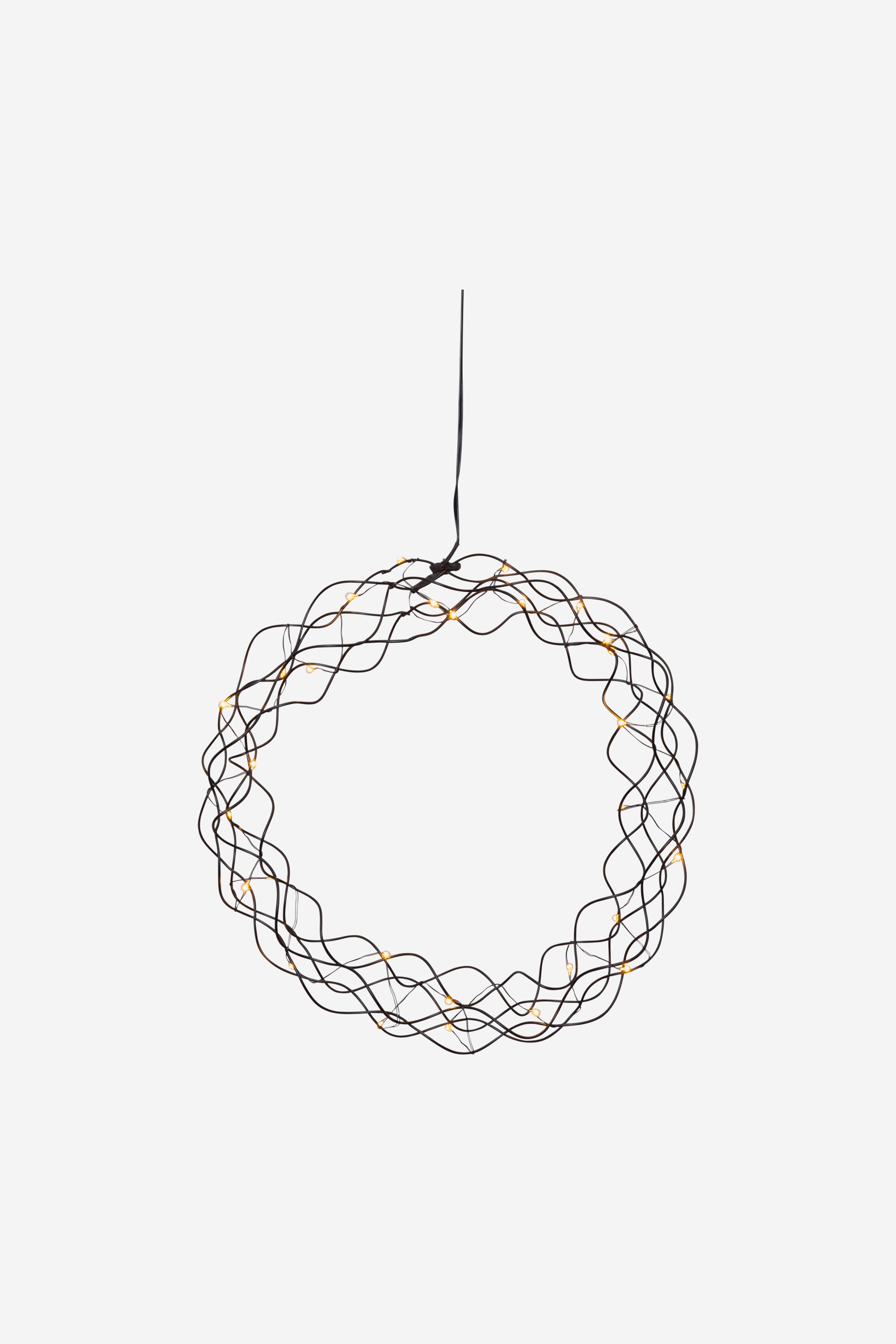 Star Trading - Krans Curly Svart - Svart